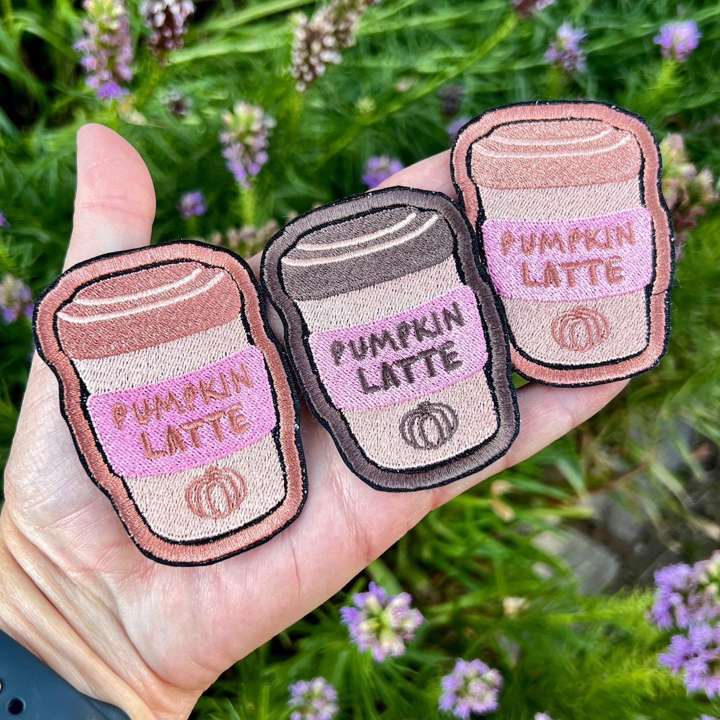 Embroidered Patches - Coffee Pumpkin Latte