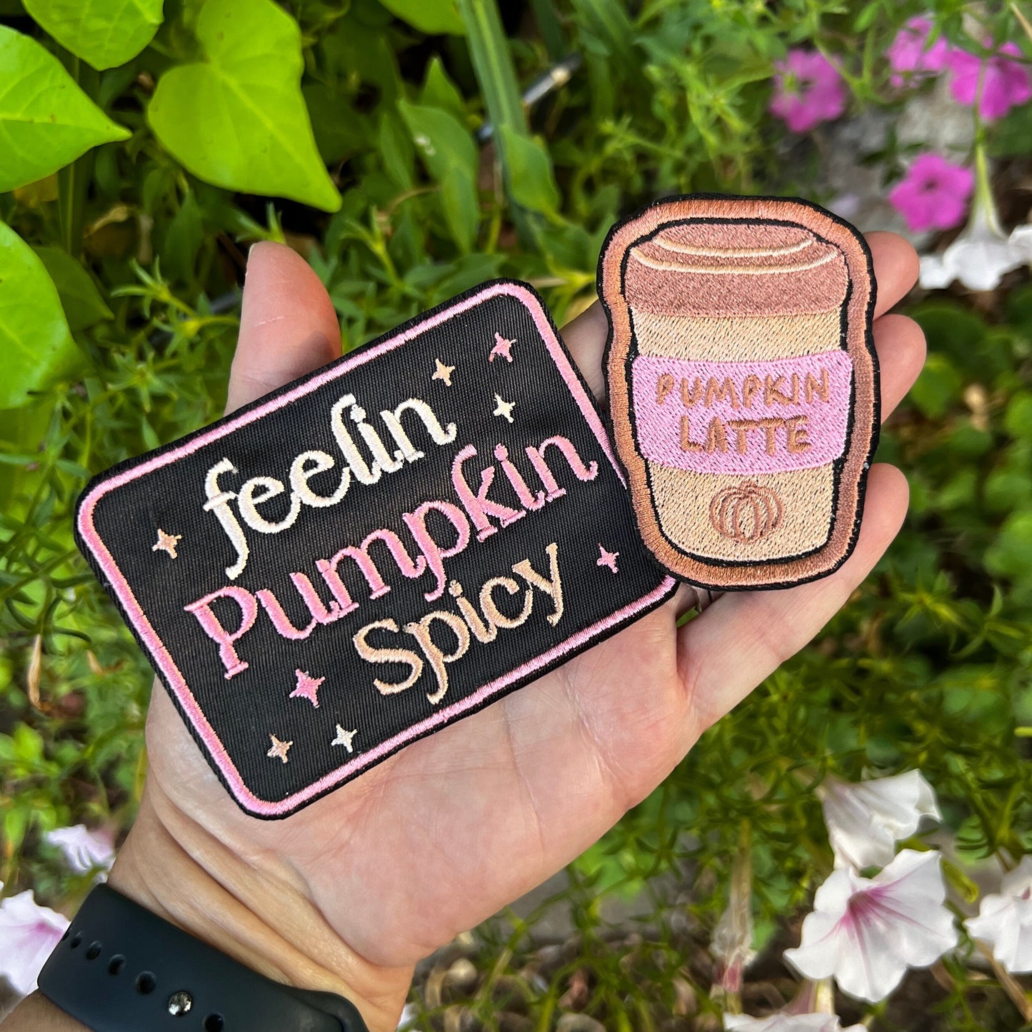 Embroidered Patches - Coffee Pumpkin Latte