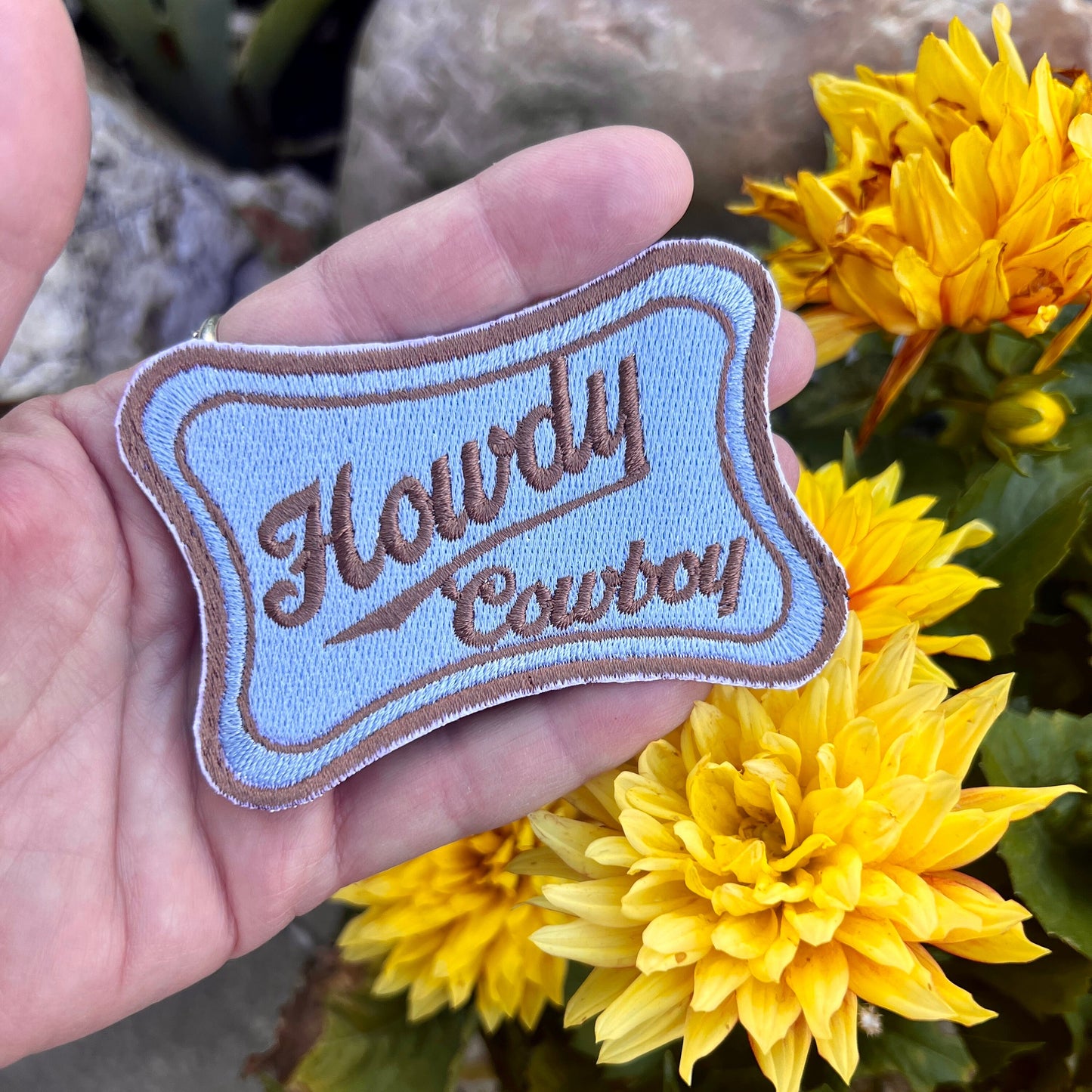 Embroidered Patches - Howdy Cowboy