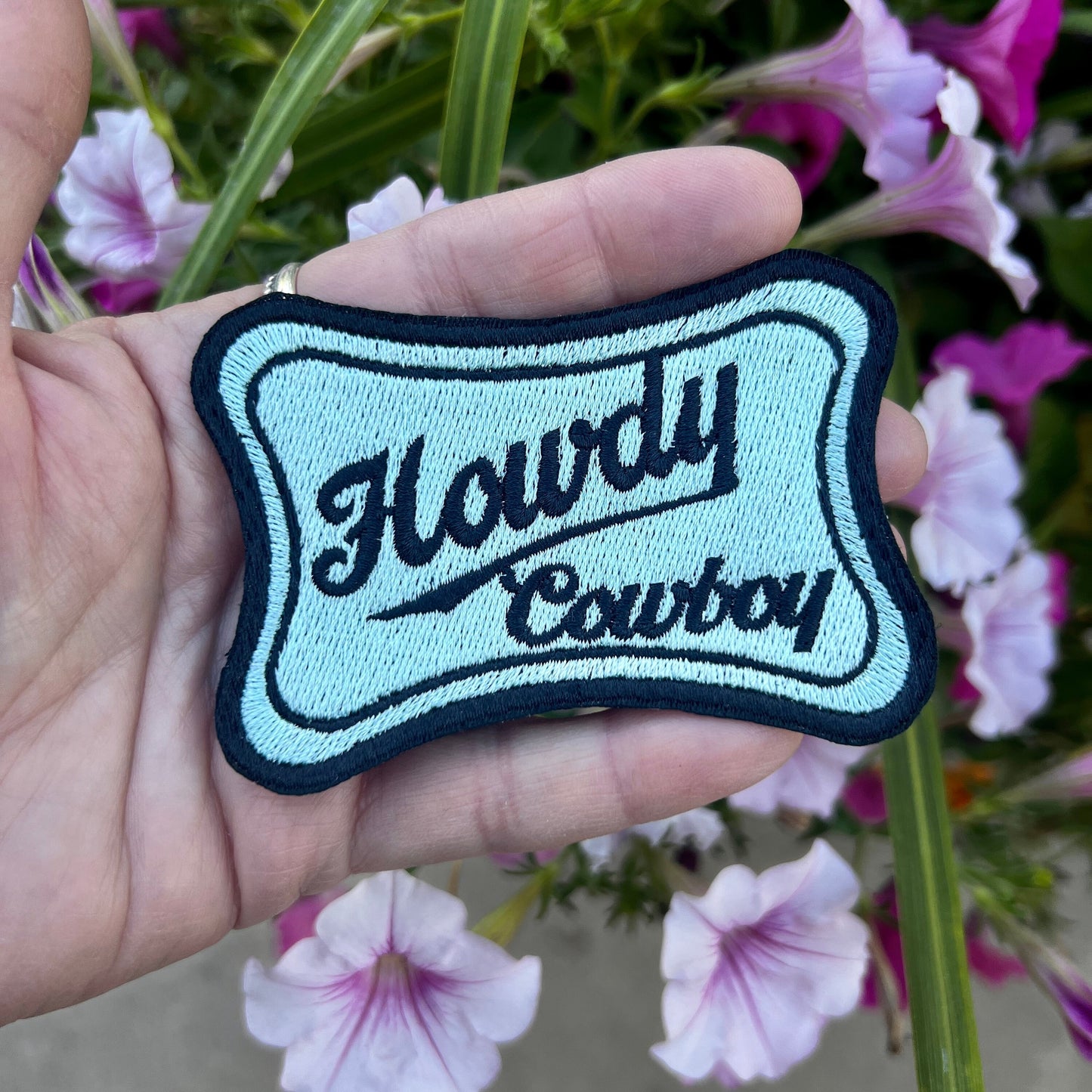 Embroidered Patches - Howdy Cowboy