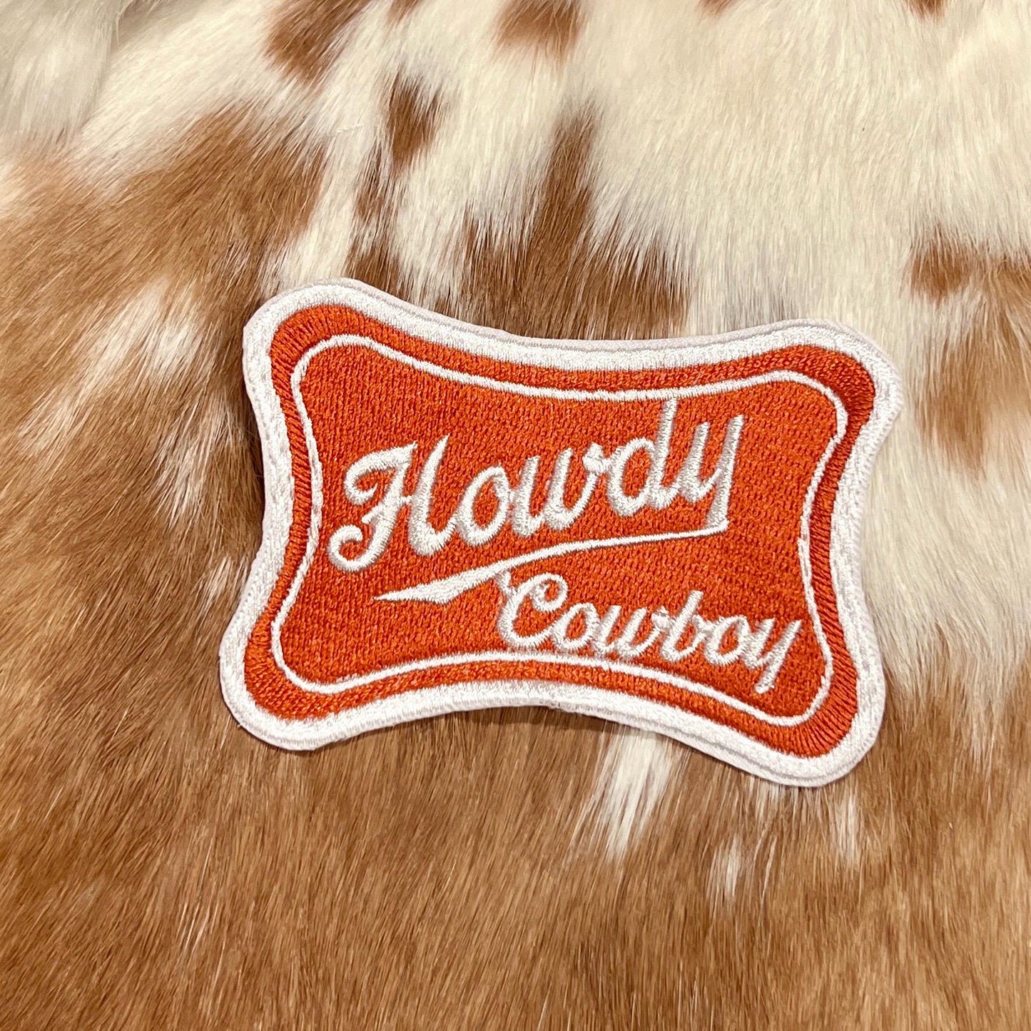 Embroidered Patches - Howdy Cowboy