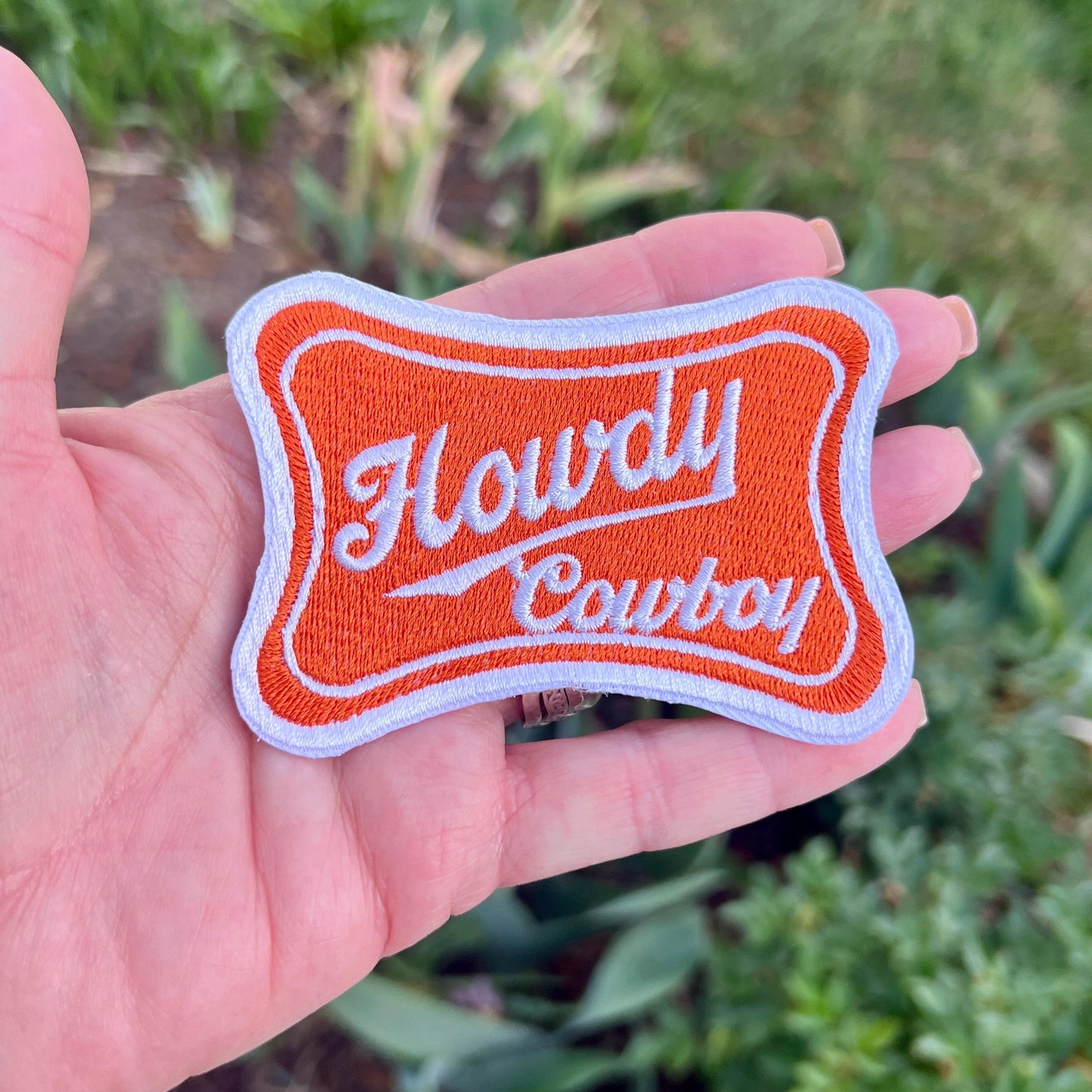 Embroidered Patches - Howdy Cowboy