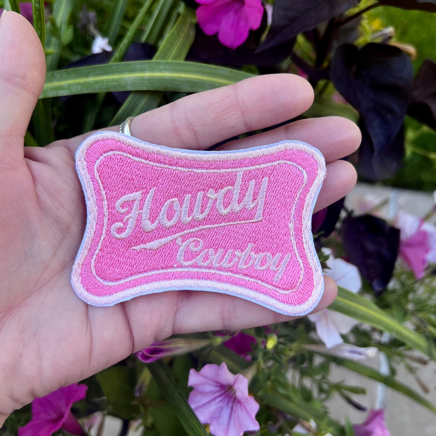Embroidered Patches - Howdy Cowboy
