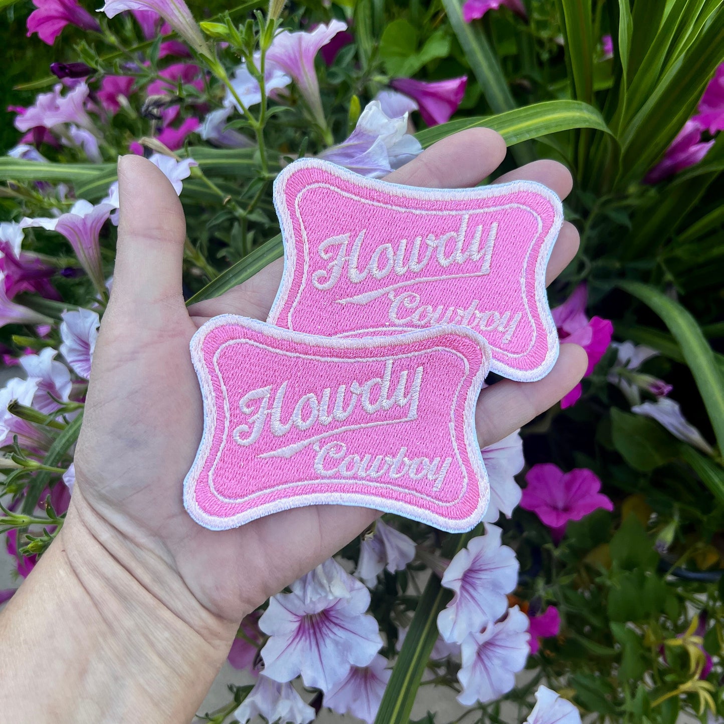 Embroidered Patches - Howdy Cowboy