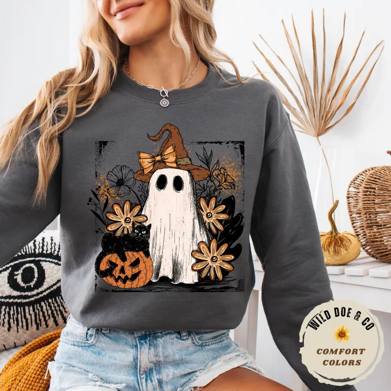 Comfort Colors shirt - Vintage Ghost