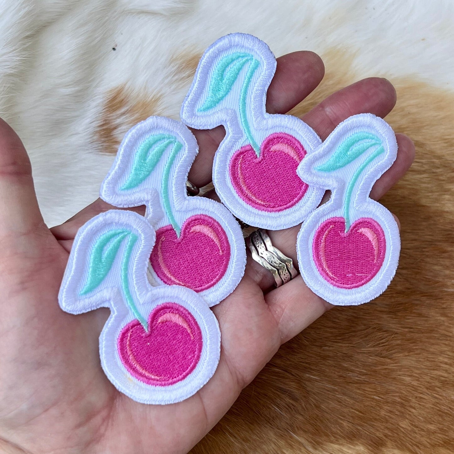 Embroidered Patches - Cherry
