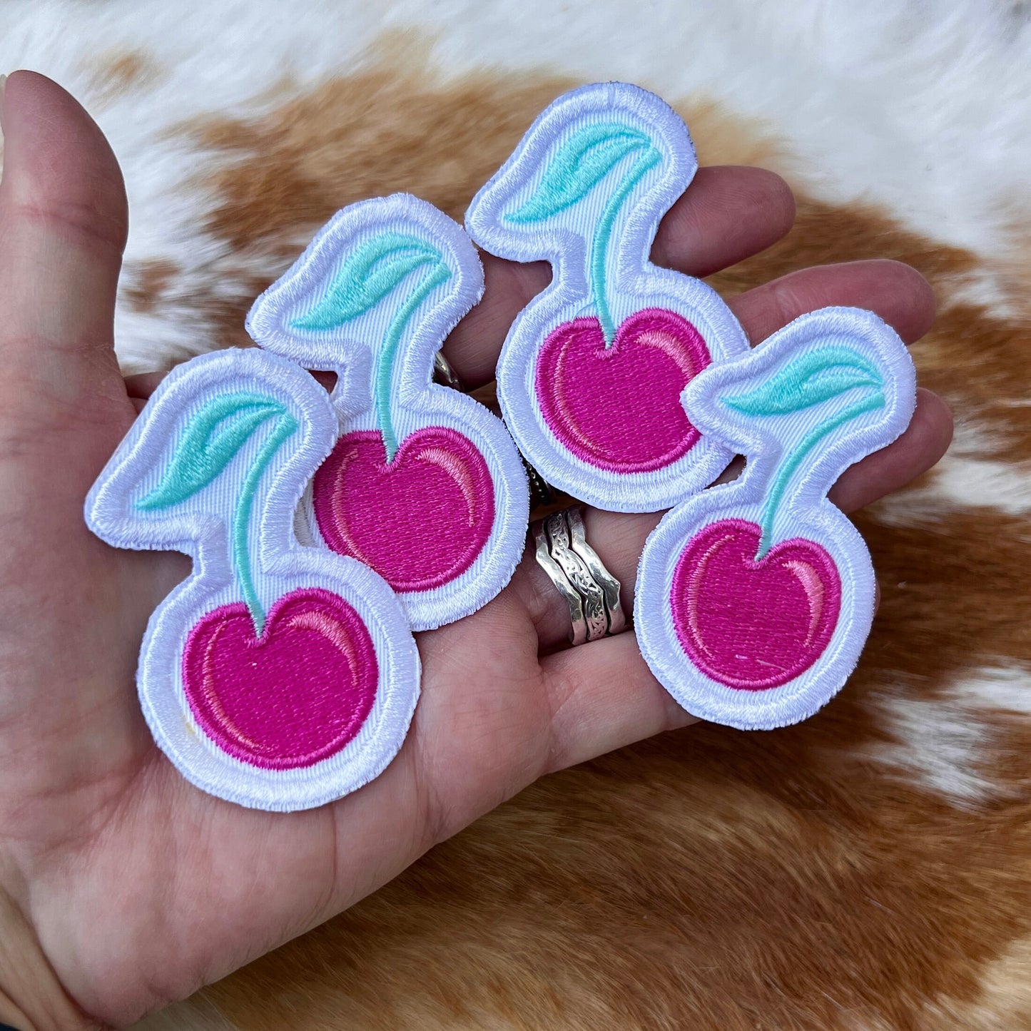 Embroidered Patches - Cherry