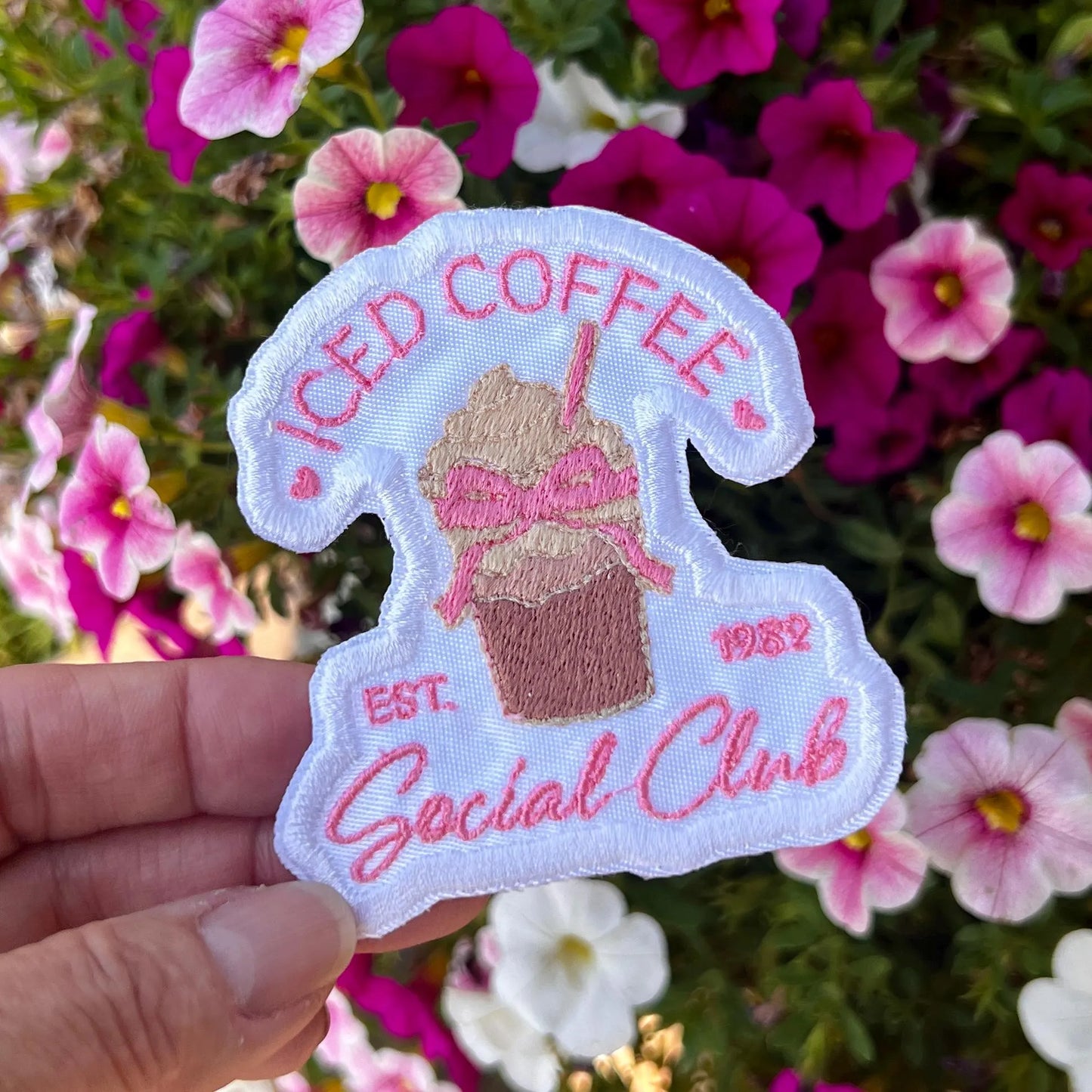 Embroidered Patches - Iced Coffee Social Club