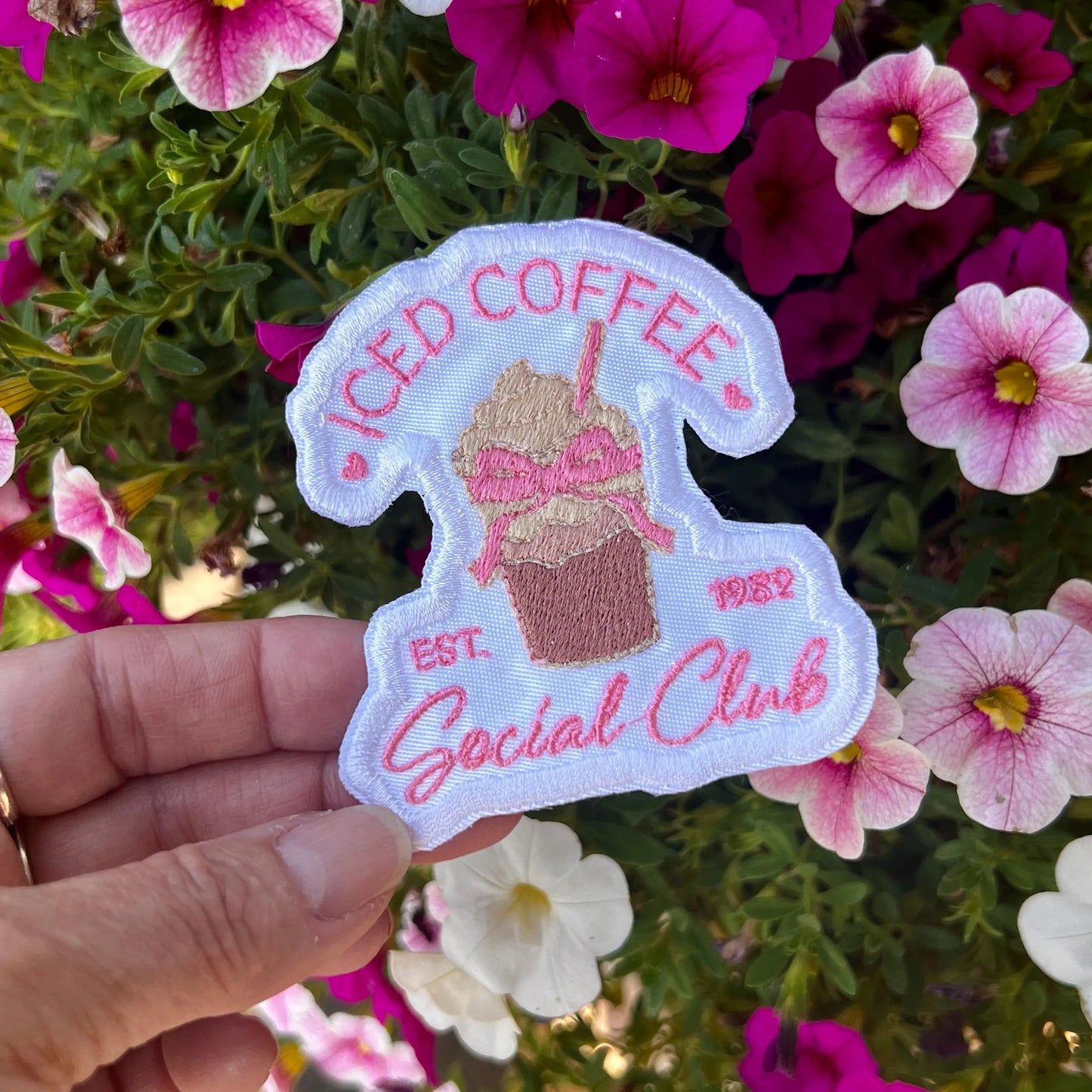 Embroidered Patches - Iced Coffee Social Club