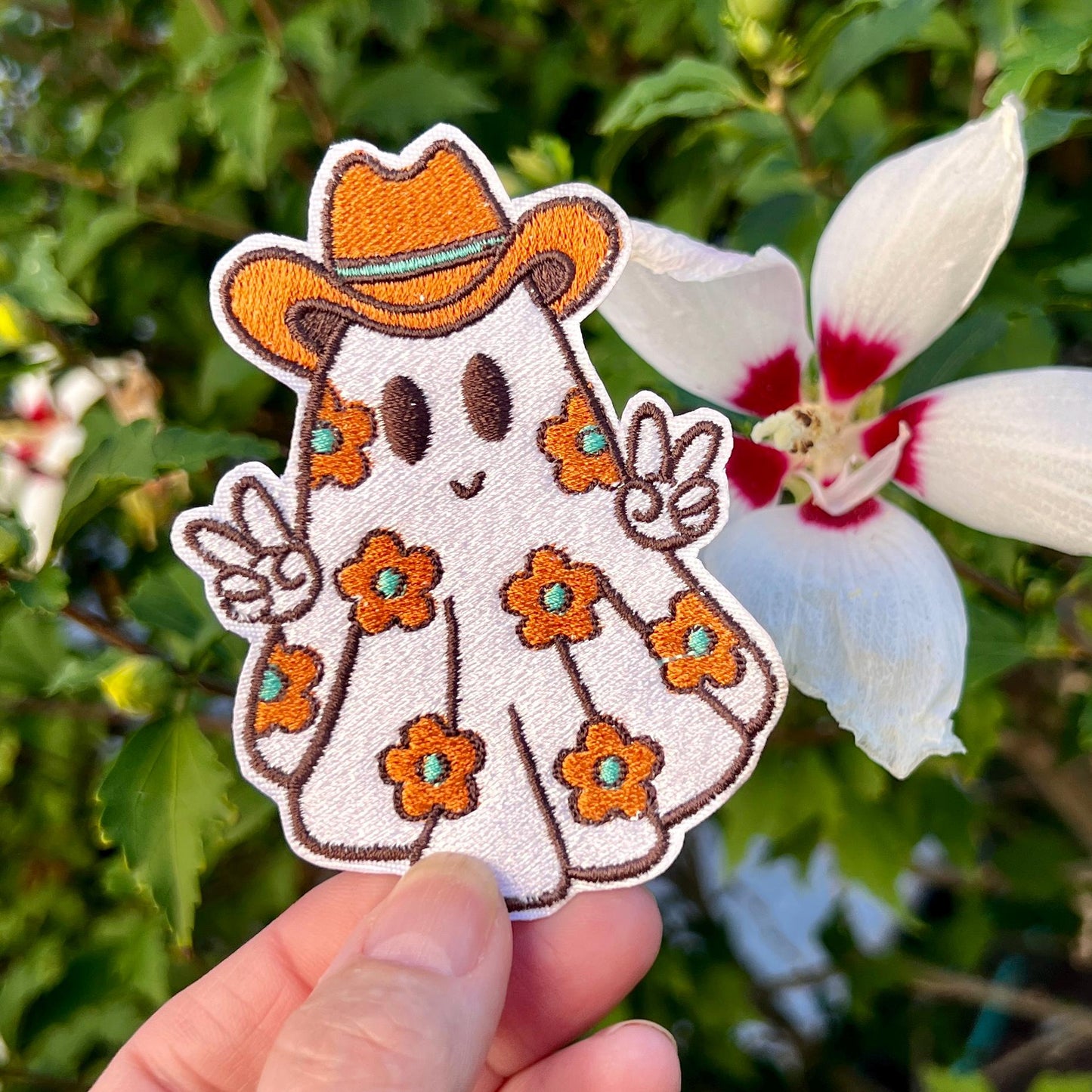 Embroidered Patches - Cow Ghoul patches Hat Patch
