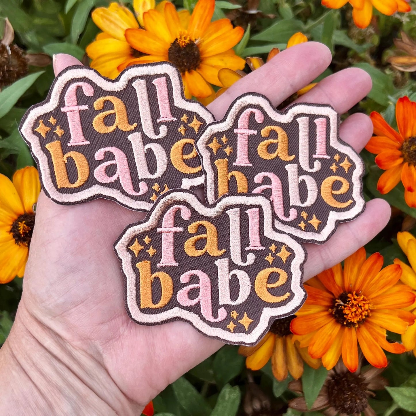Embroidered Patches - Fall Babe