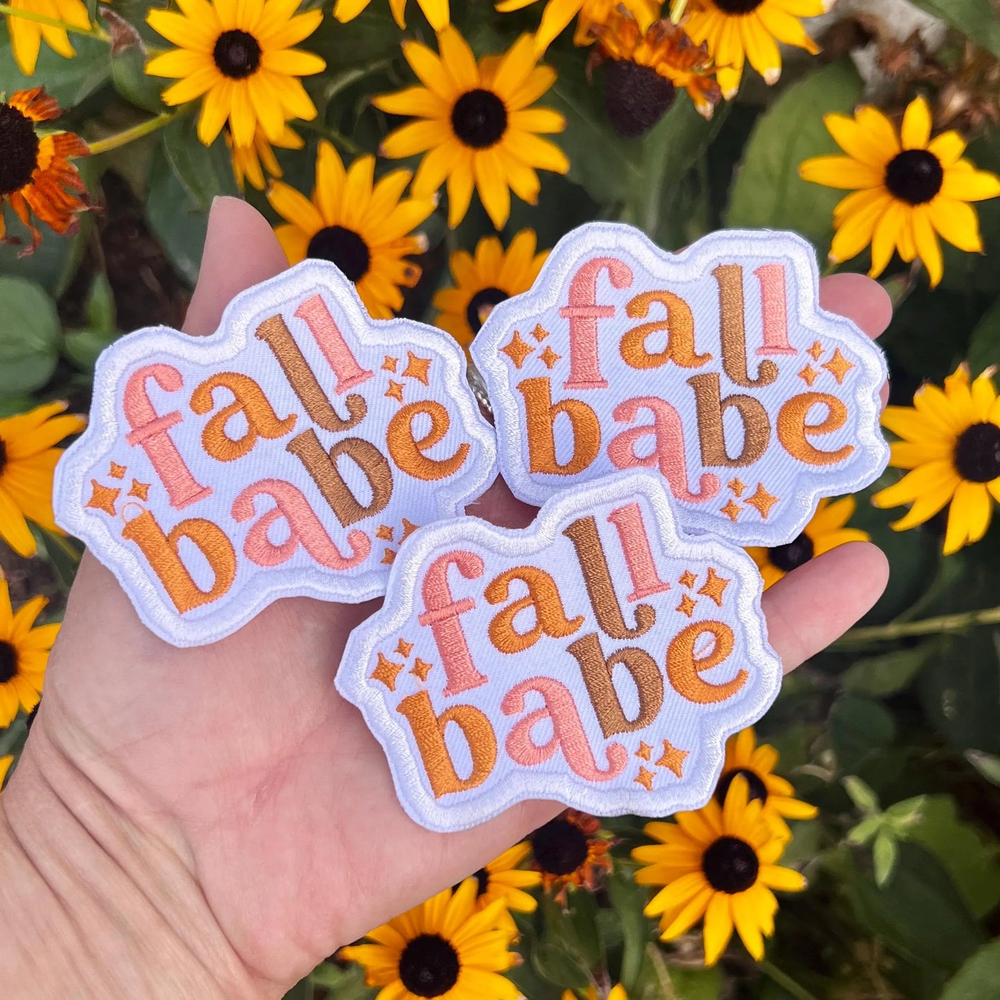 Embroidered Patches - Fall Babe