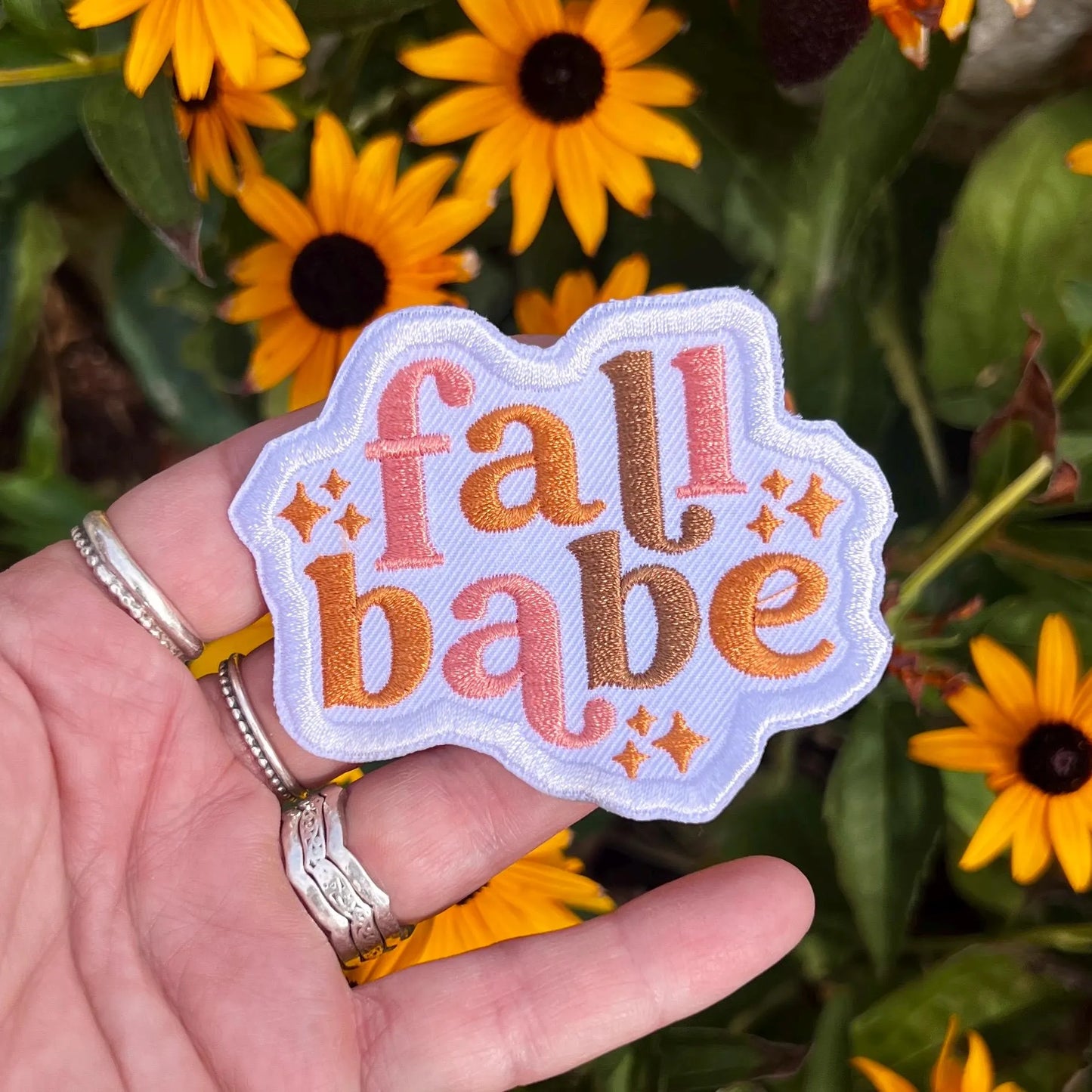 Embroidered Patches - Fall Babe