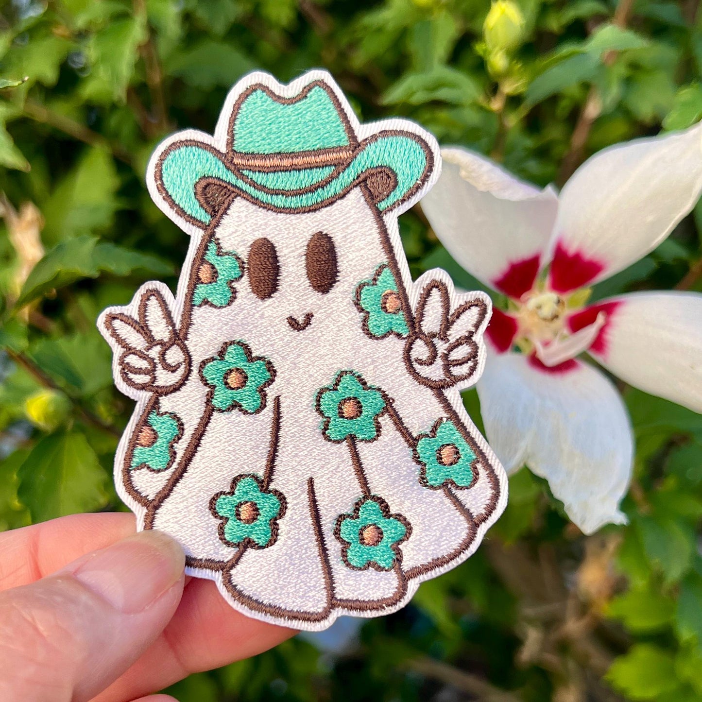 Embroidered Patches - Cow Ghoul patches Hat Patch