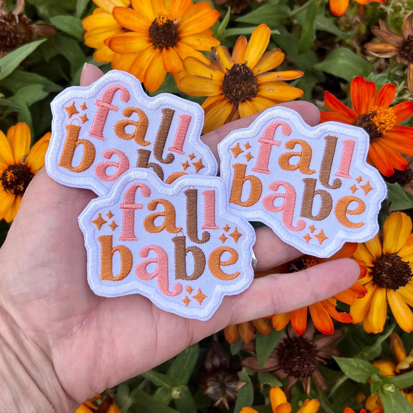 Embroidered Patches - Fall Babe