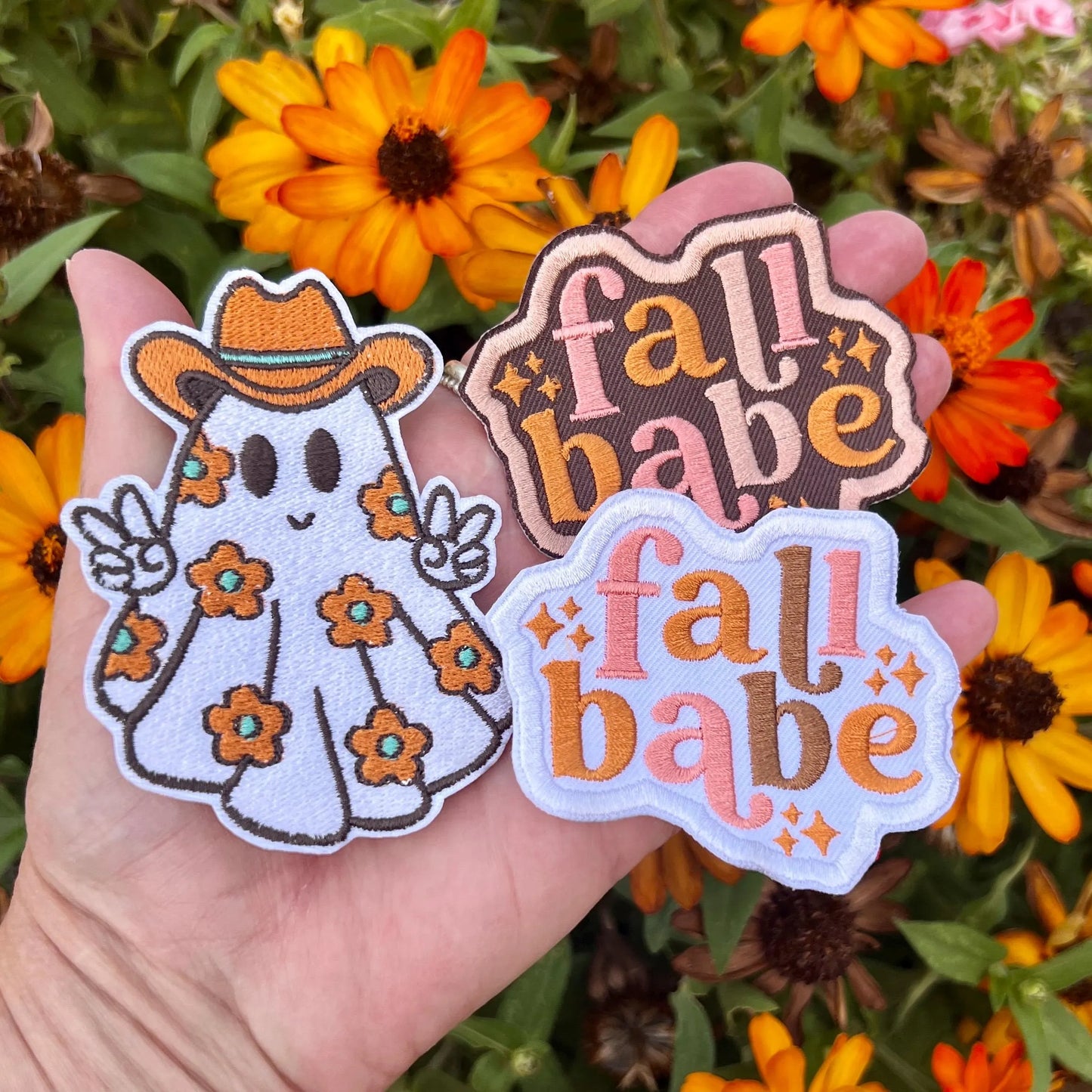Embroidered Patches - Fall Babe
