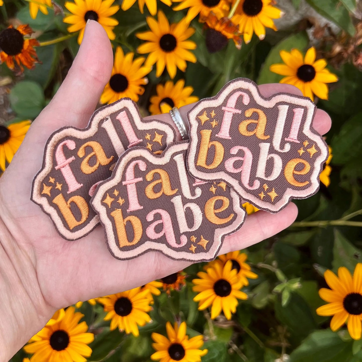 Embroidered Patches - Fall Babe