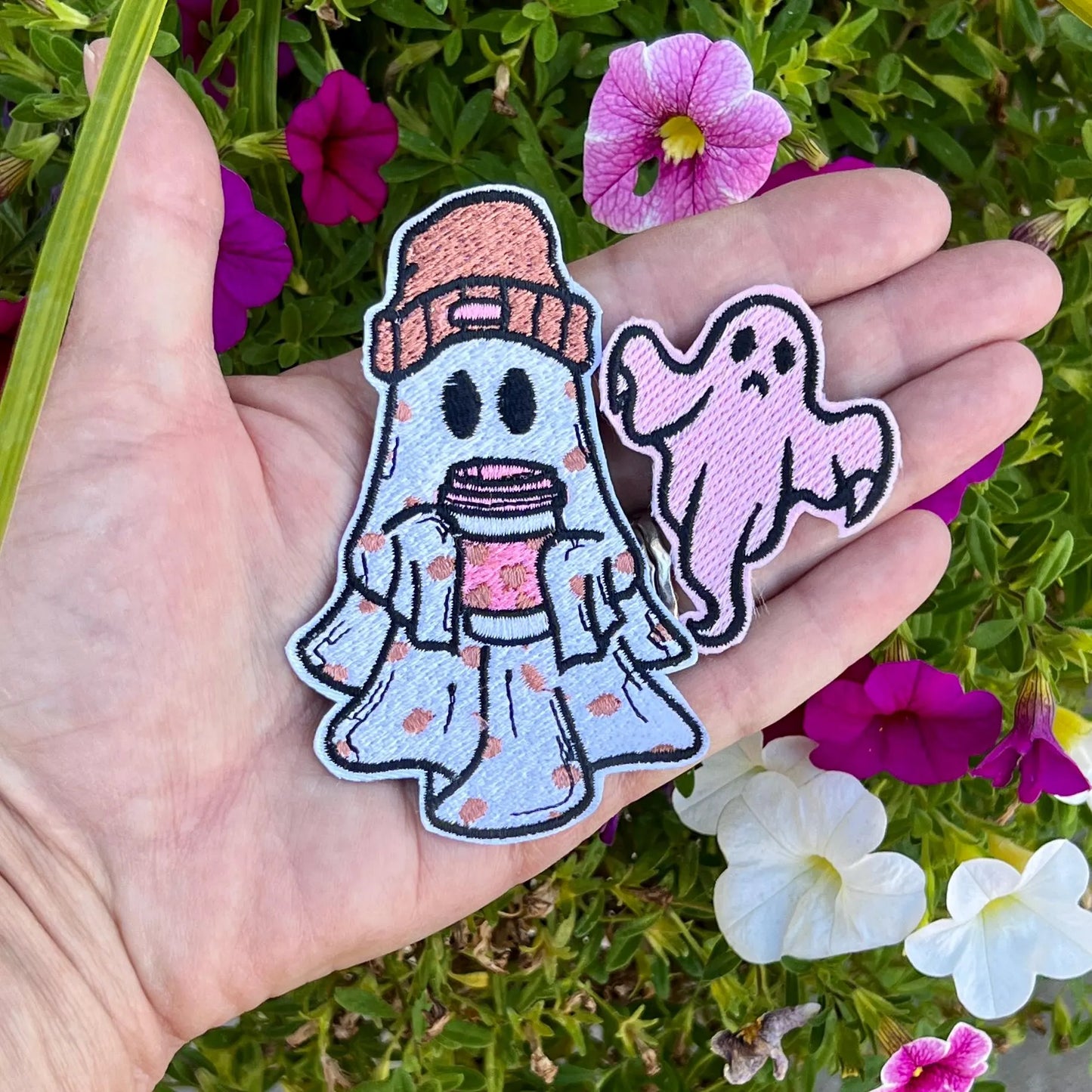 Embroidered Patches - Coffee Ghoul patch