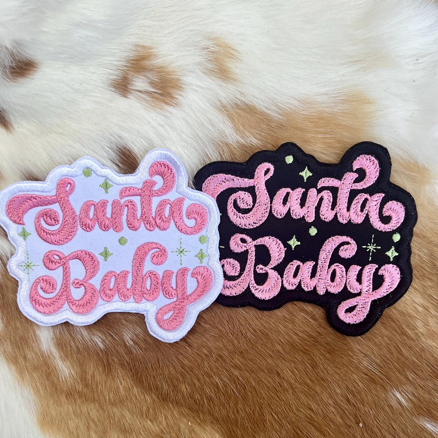 Embroidered Patches - Santa Baby