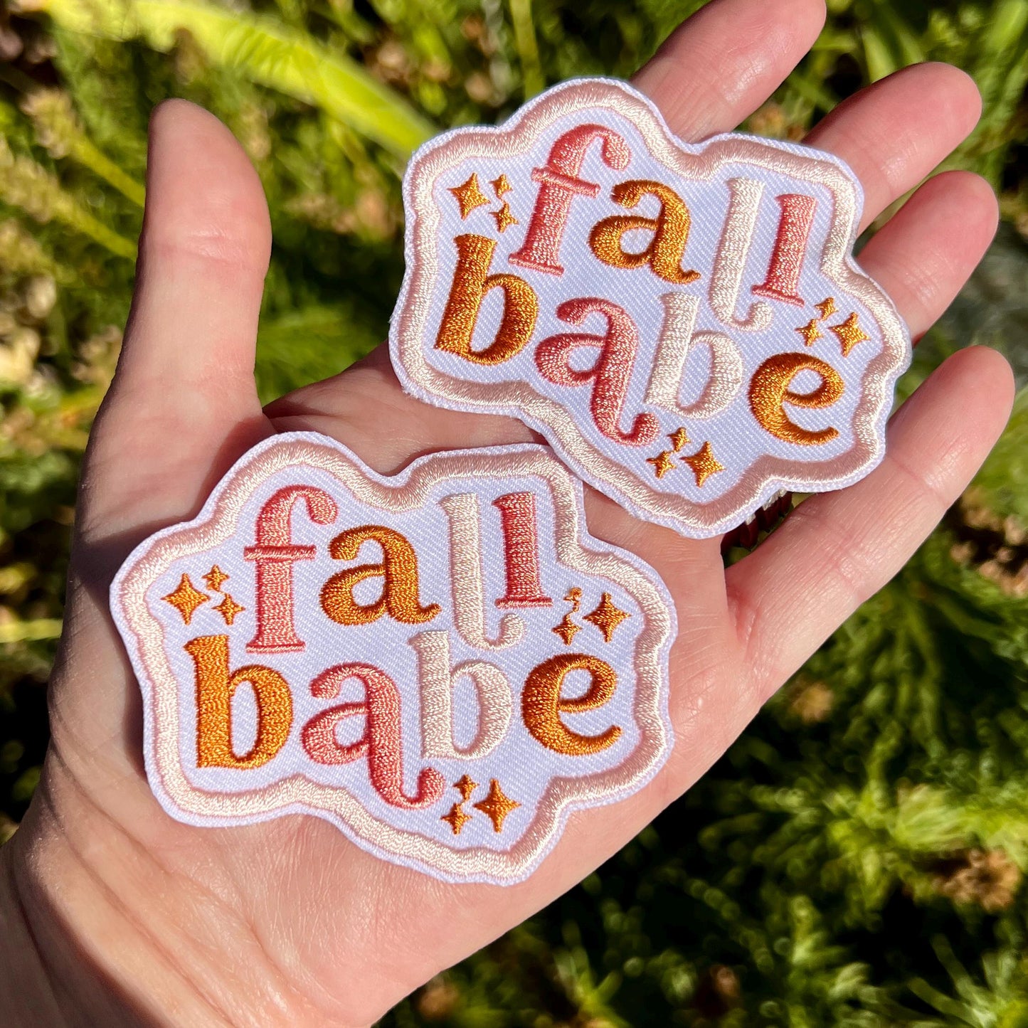 Embroidered Patches - Fall Babe