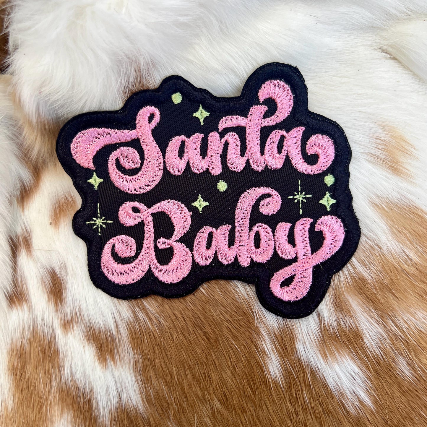 Embroidered Patches - Santa Baby