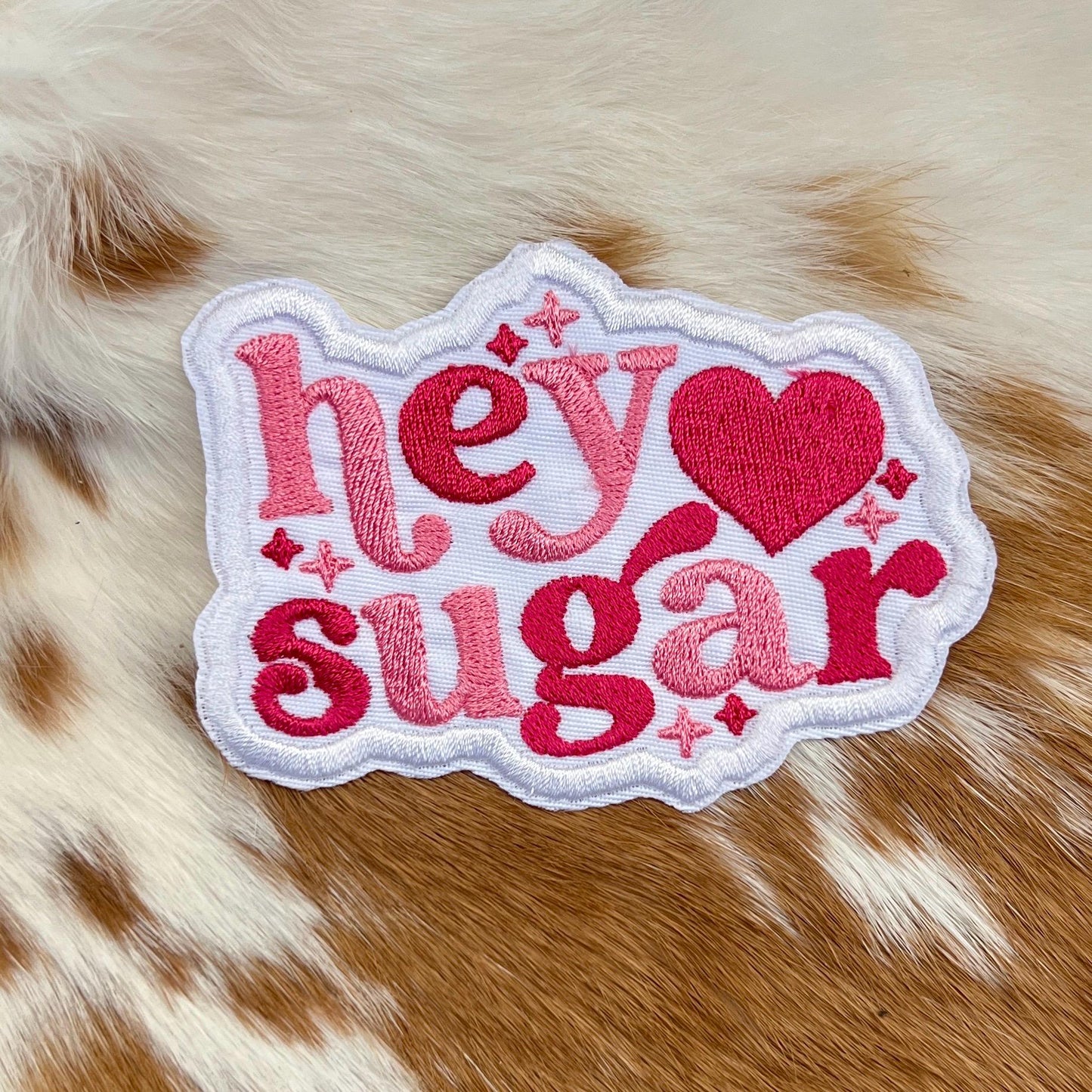 Embroidered Patches - Hey Sugar