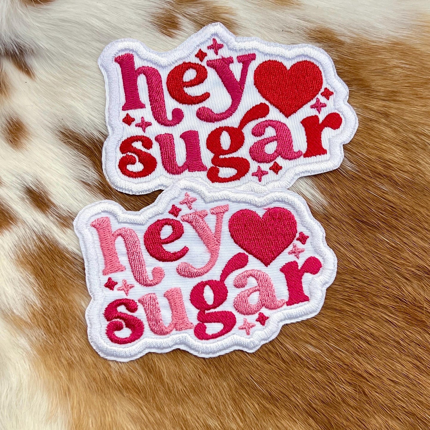 Embroidered Patches - Hey Sugar