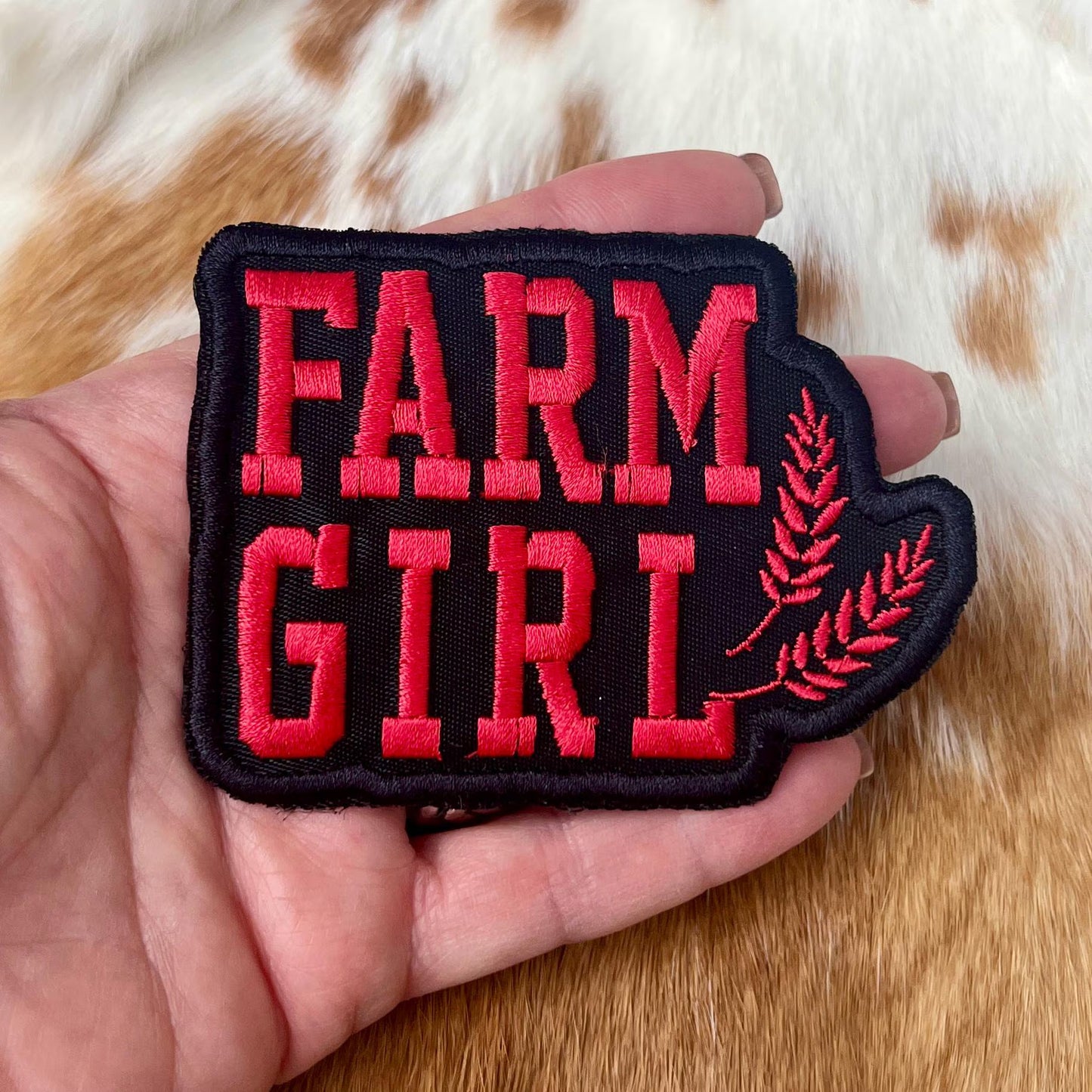 Embroidered Patches - Farm Girl