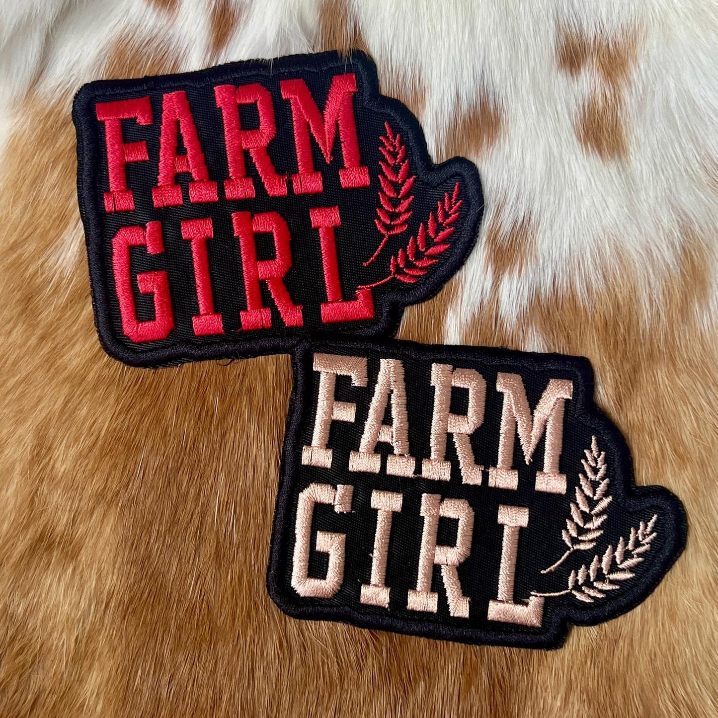 Embroidered Patches - Farm Girl