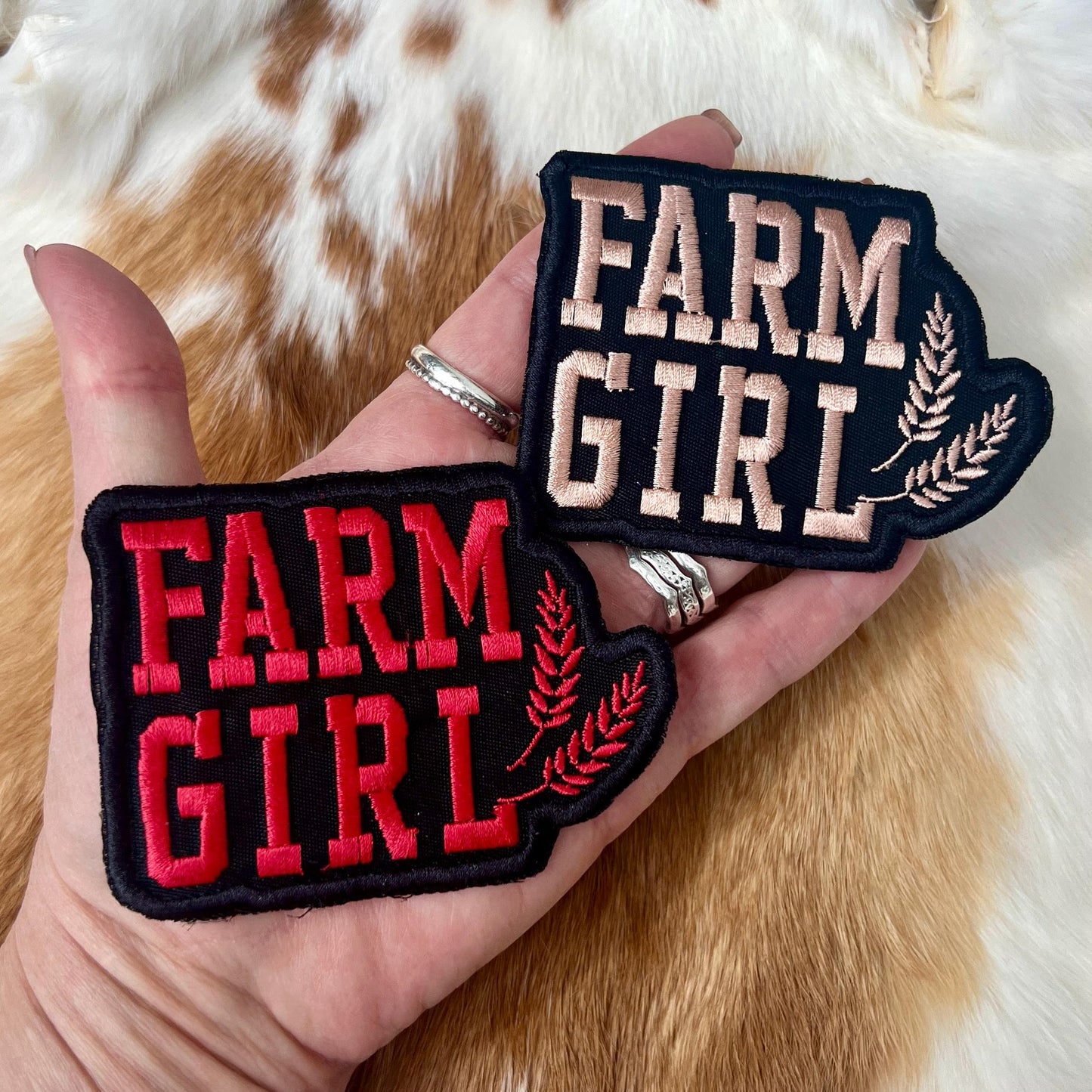 Embroidered Patches - Farm Girl