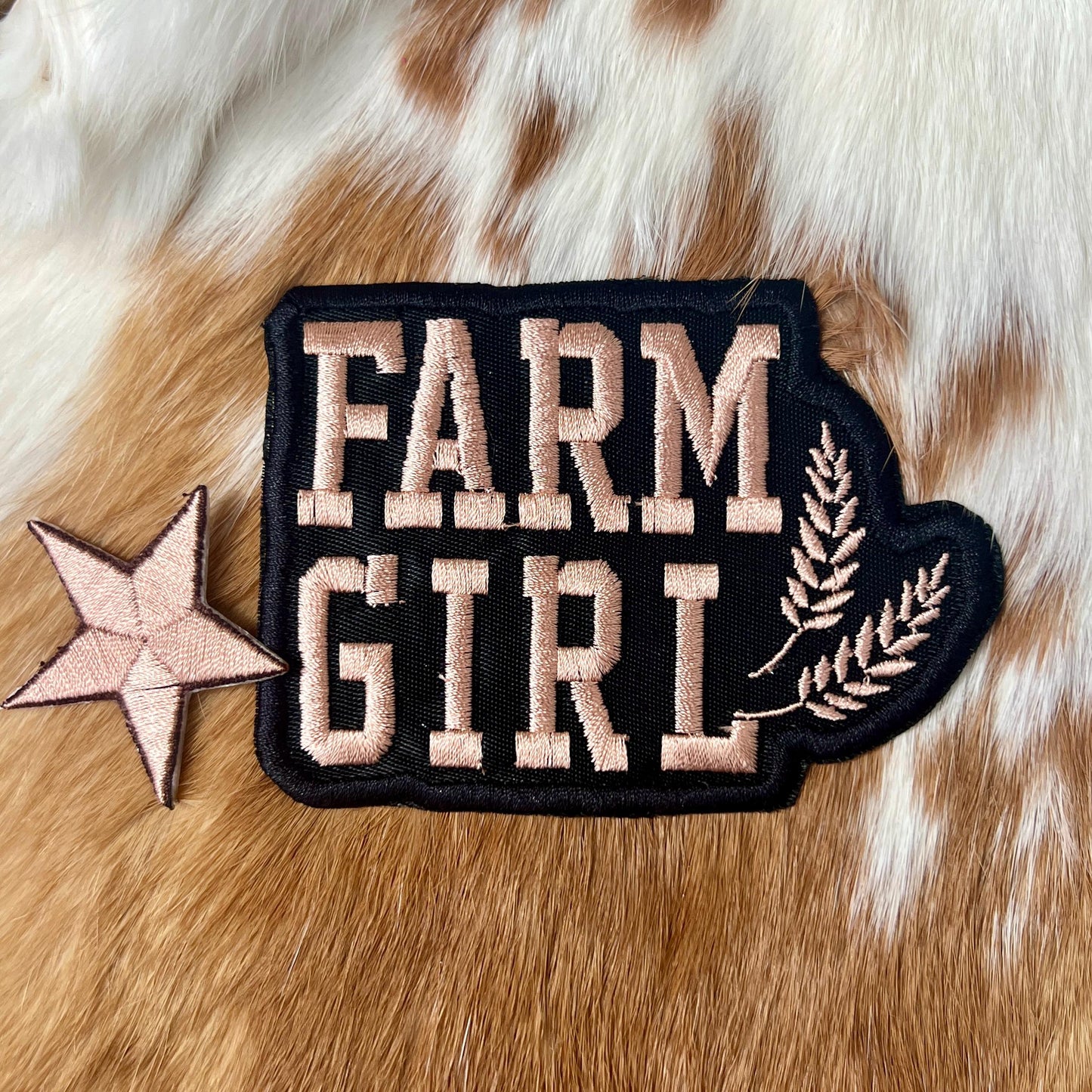 Embroidered Patches - Farm Girl