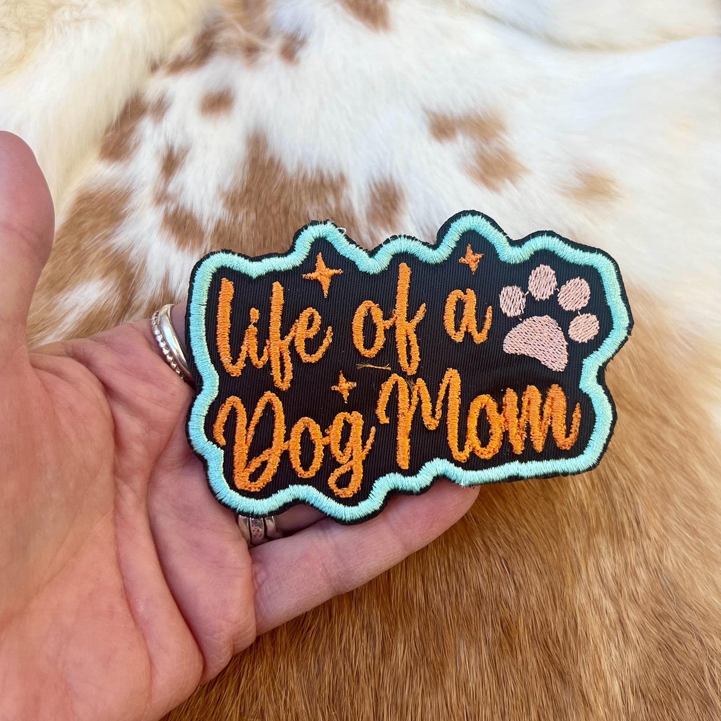 Embroidered Patches - Life of a Dog Mom