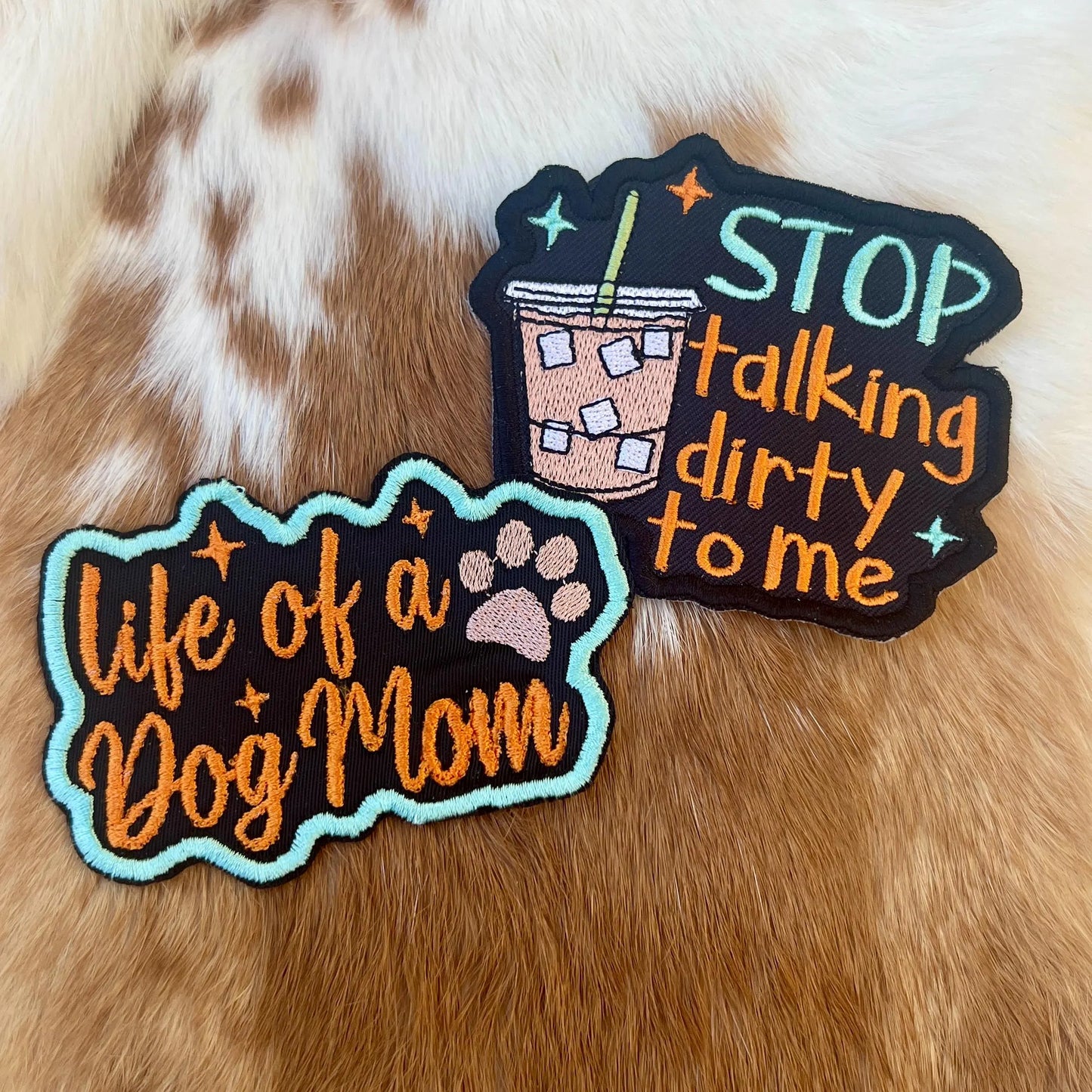 Embroidered Patches - Life of a Dog Mom