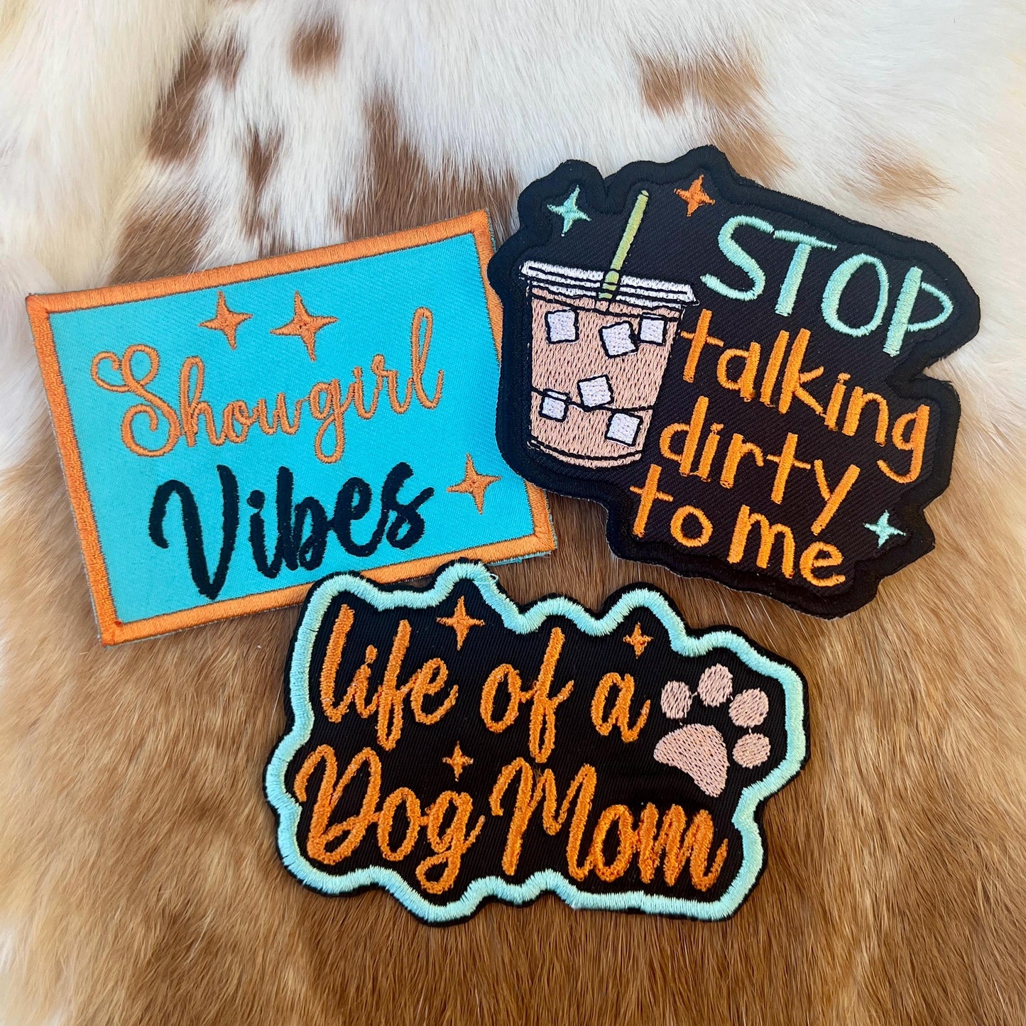 Embroidered Patches - Life of a Dog Mom