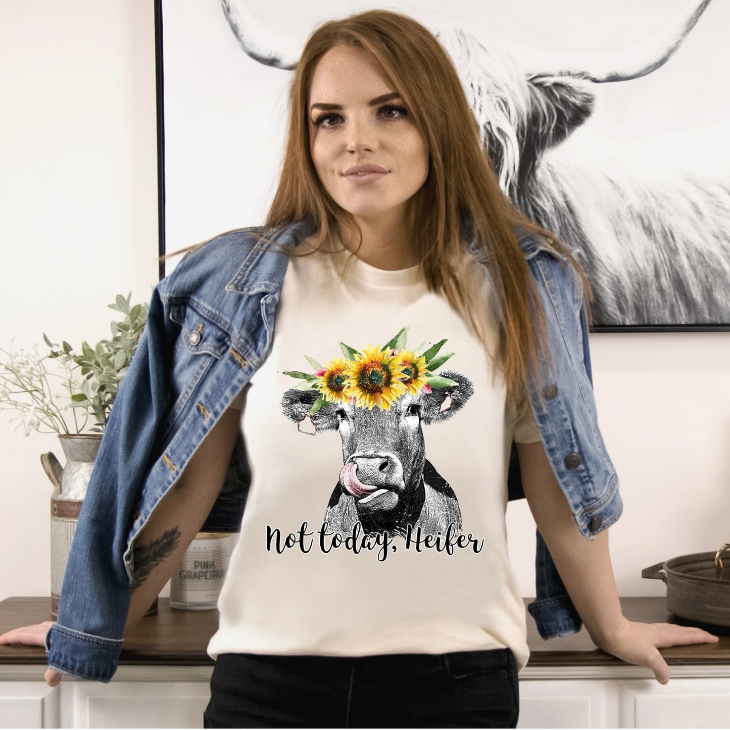 Teeshirt- Not today Heifer