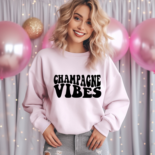 Teeshirt or Sweatshirt- Champagne Vibes