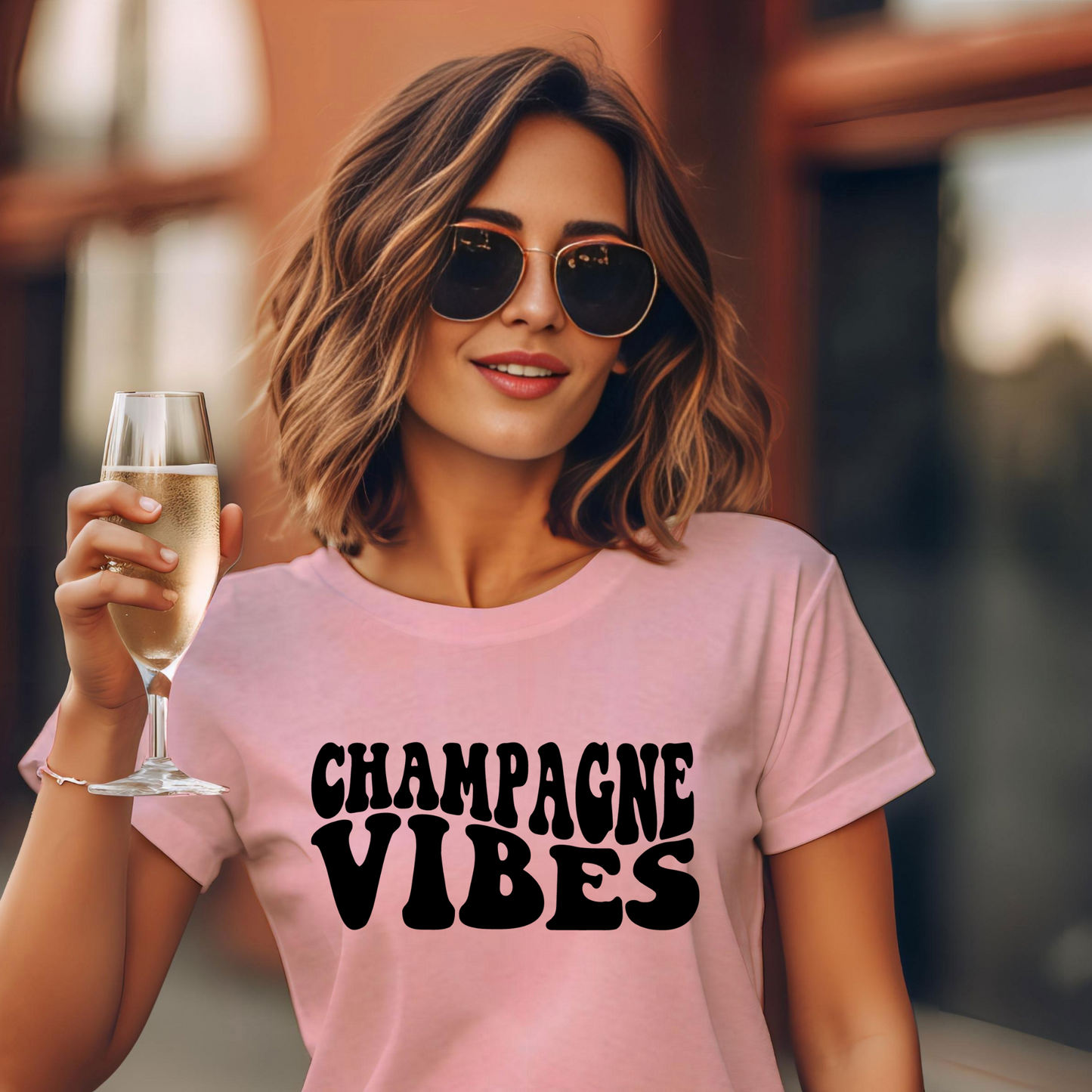 Teeshirt or Sweatshirt- Champagne Vibes