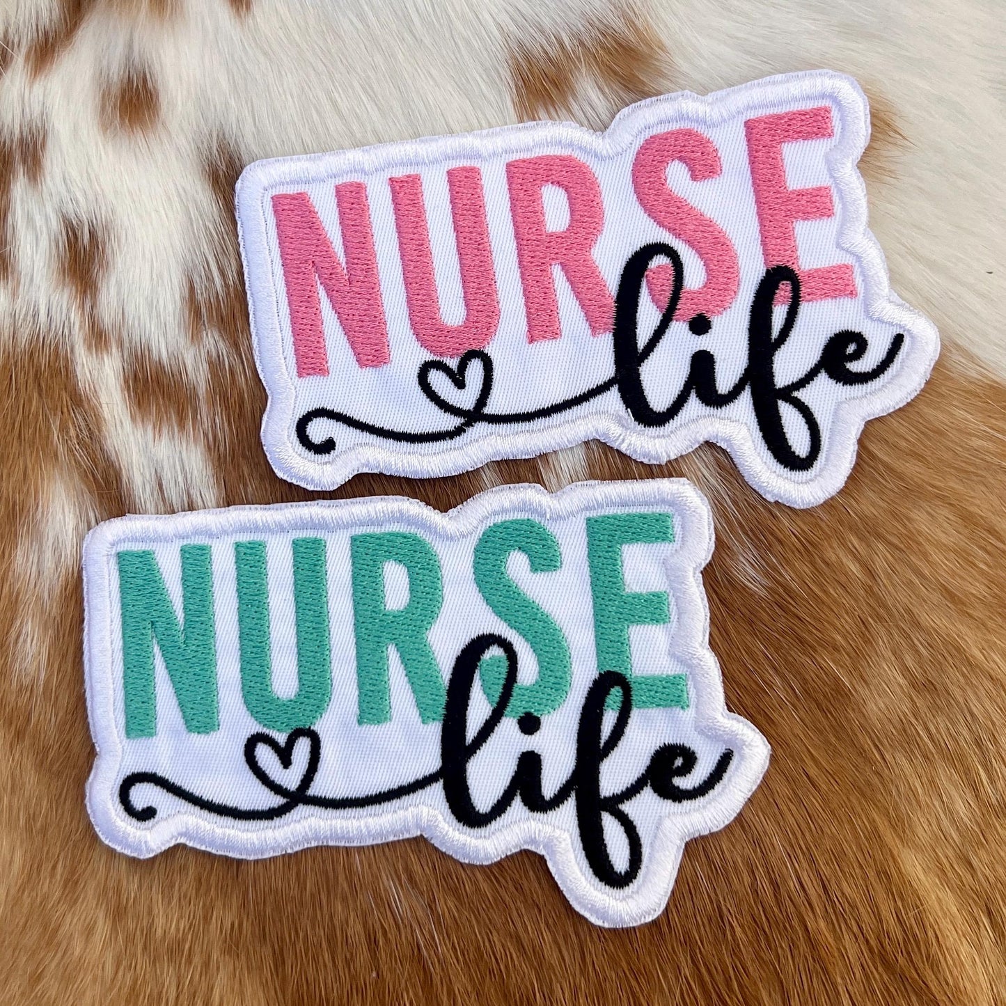 Embroidered Patches - Nurse Life