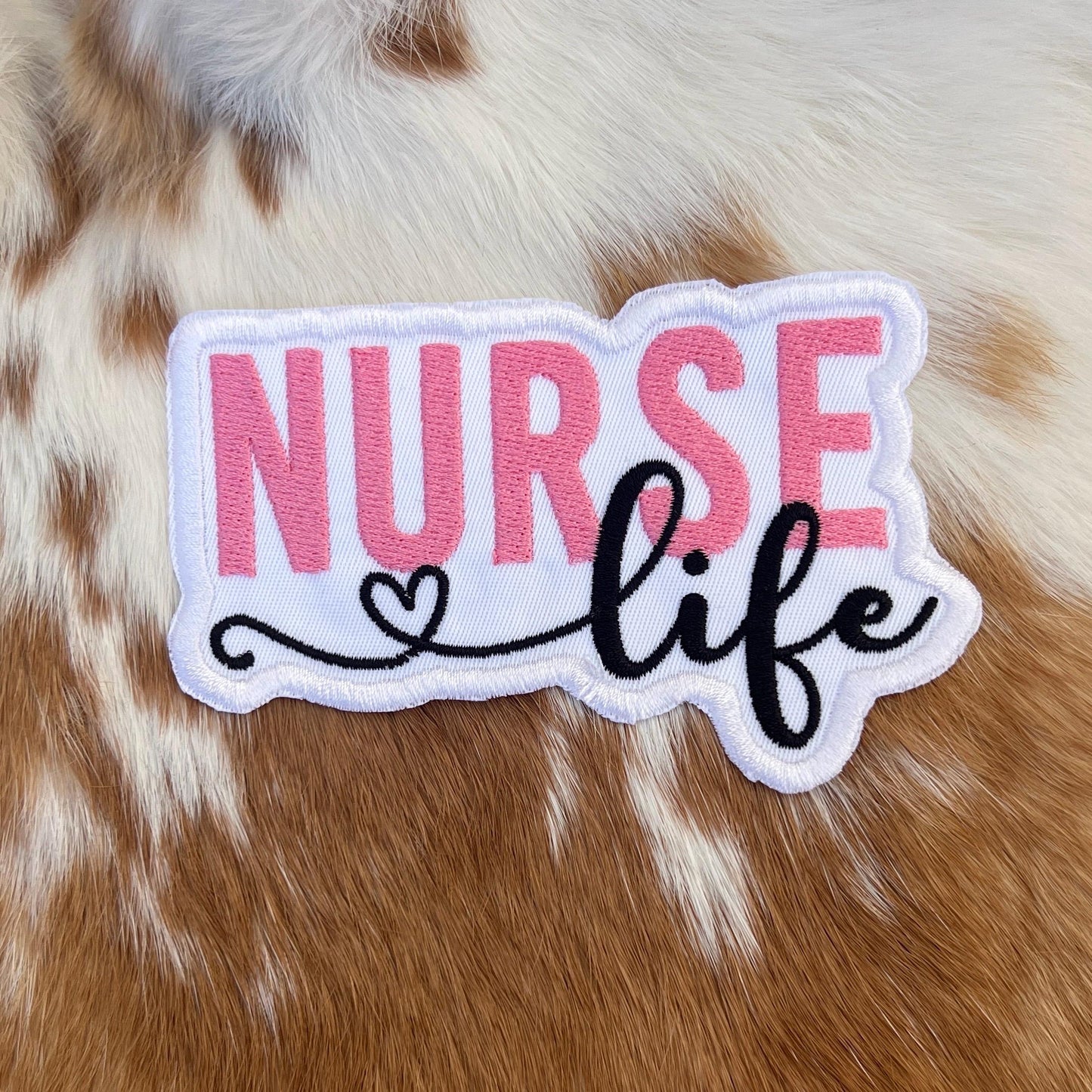 Embroidered Patches - Nurse Life