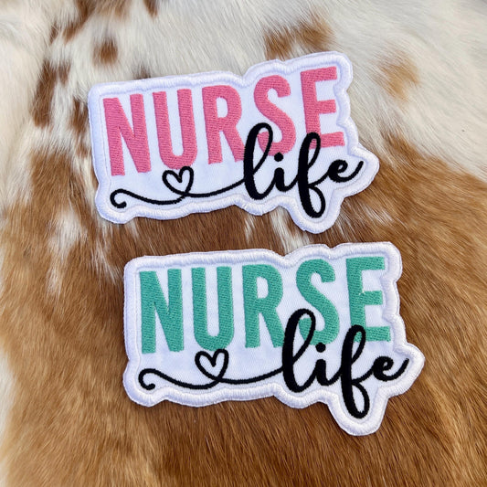 Embroidered Patches - Nurse Life