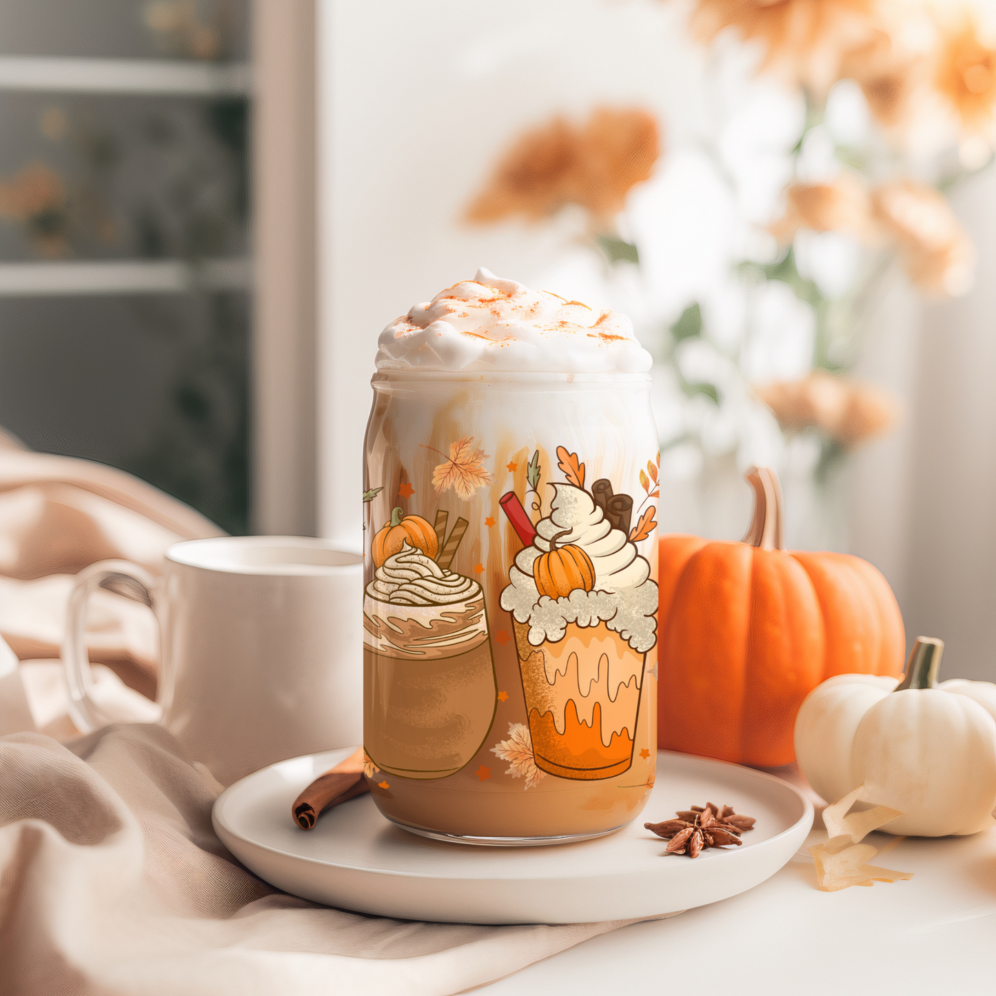 Glass Can- Pumpkin Spice Everything