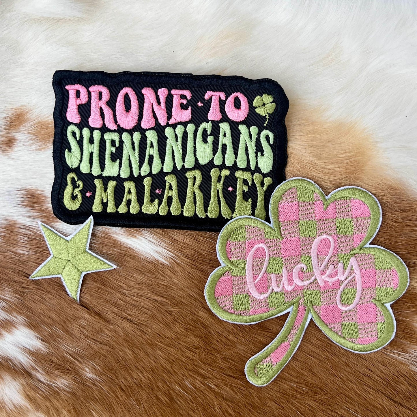 Embroidered Patches - Prone to Shenanigans and Malarkey