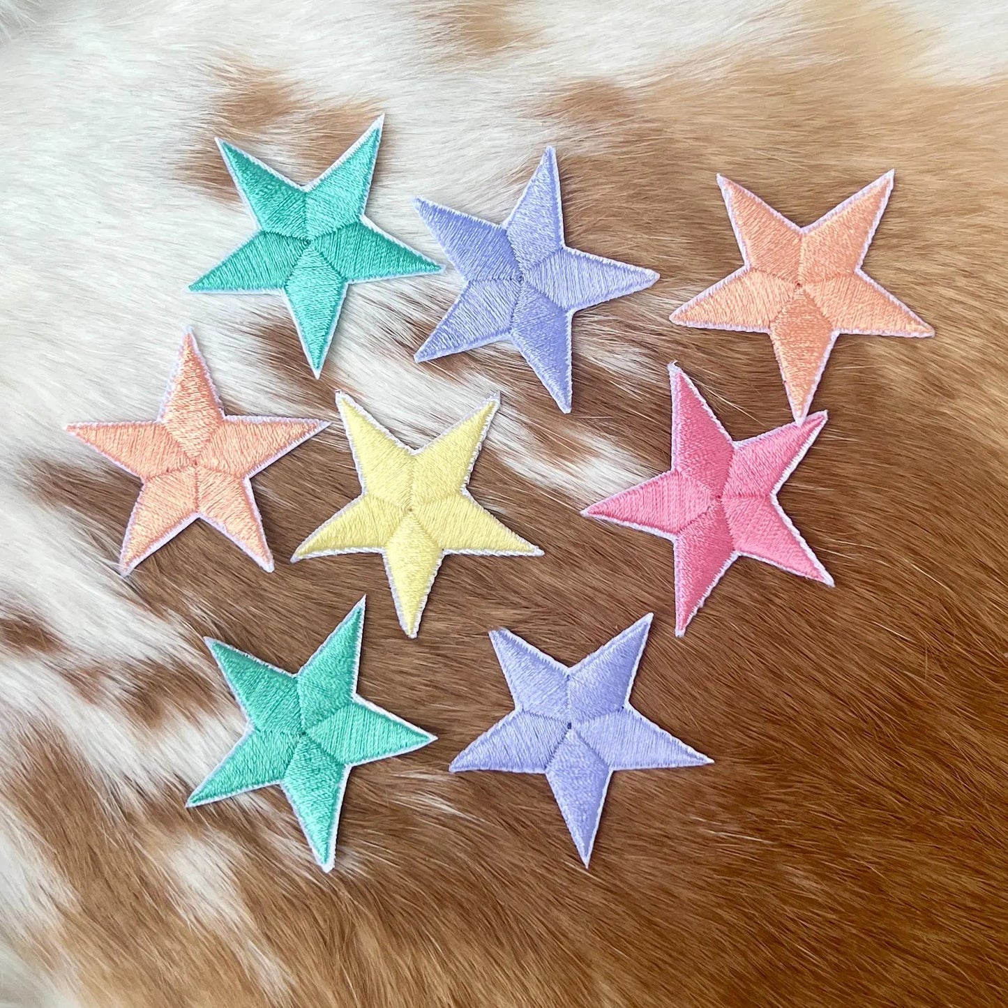 Embroidered Patches - Star's pack of 2