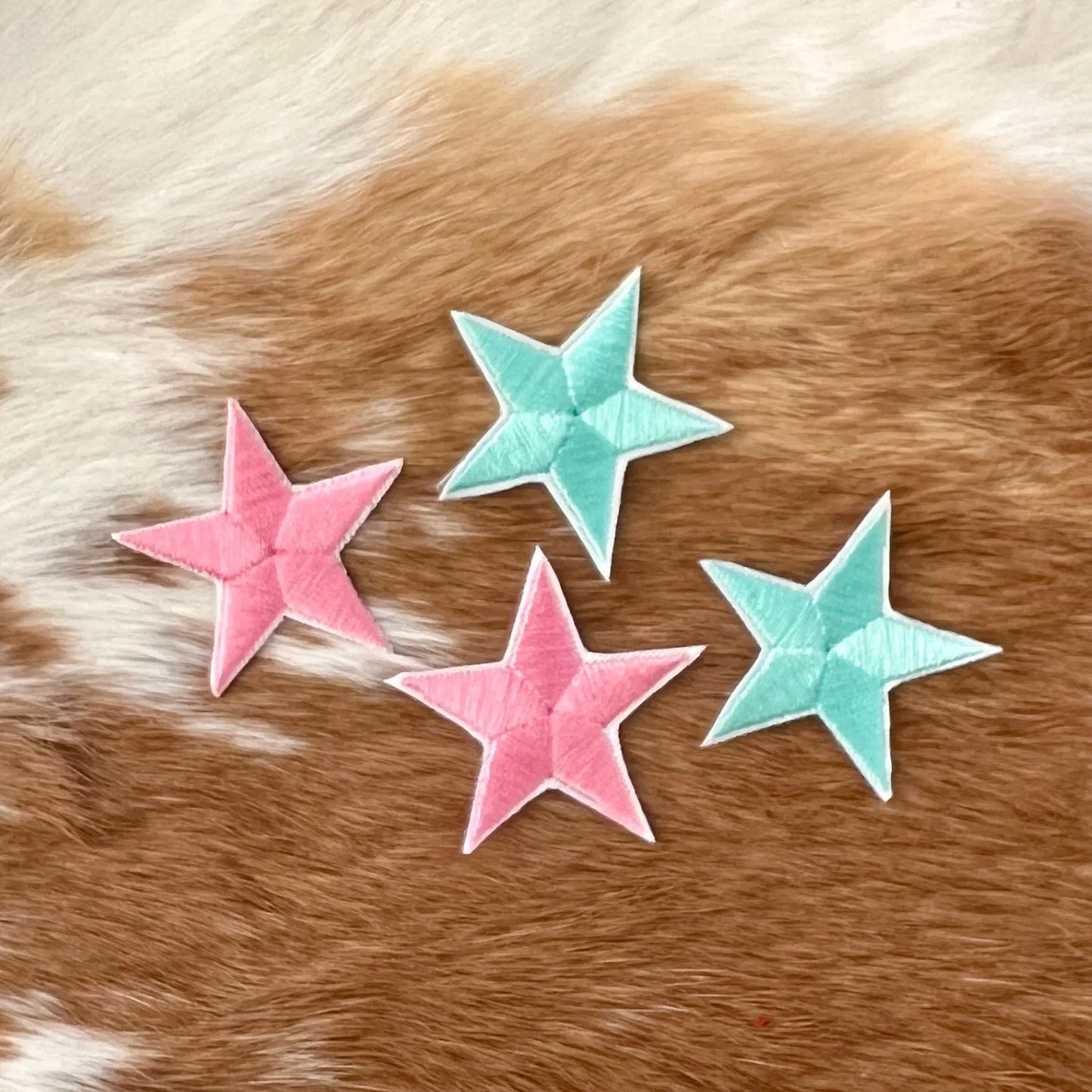 Embroidered Patches - Star's pack of 2