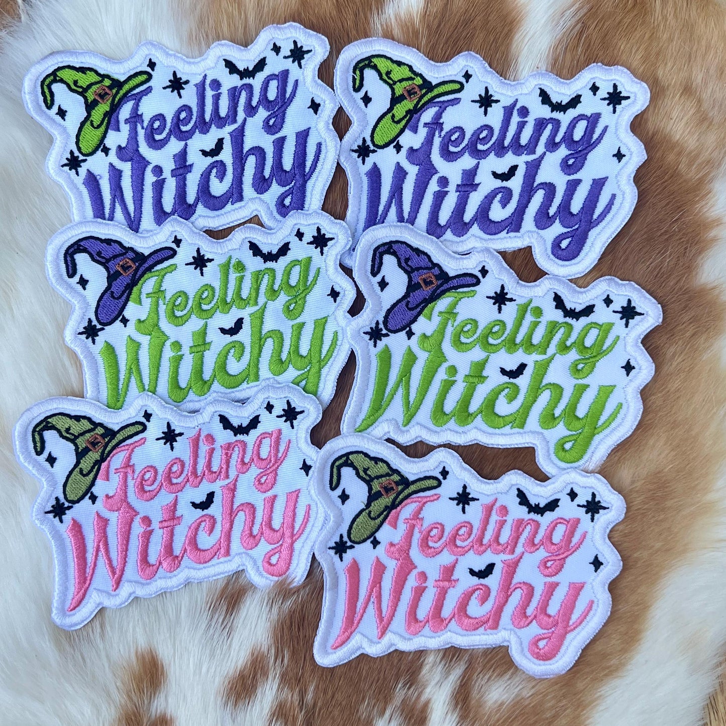 Embroidered Patches - Felling Witchy