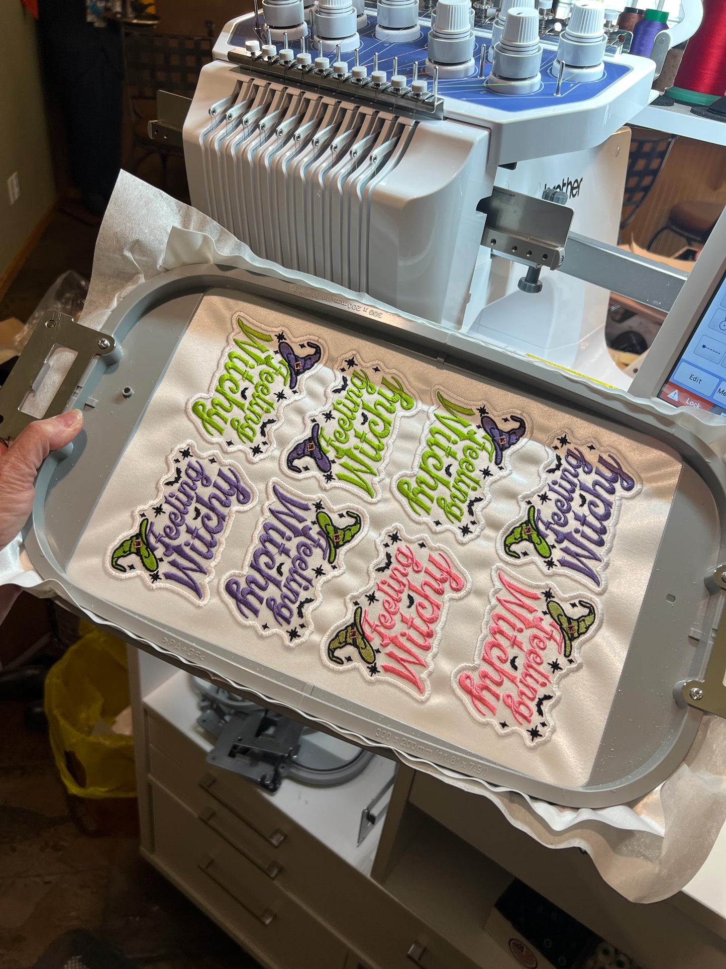 Embroidered Patches - Felling Witchy