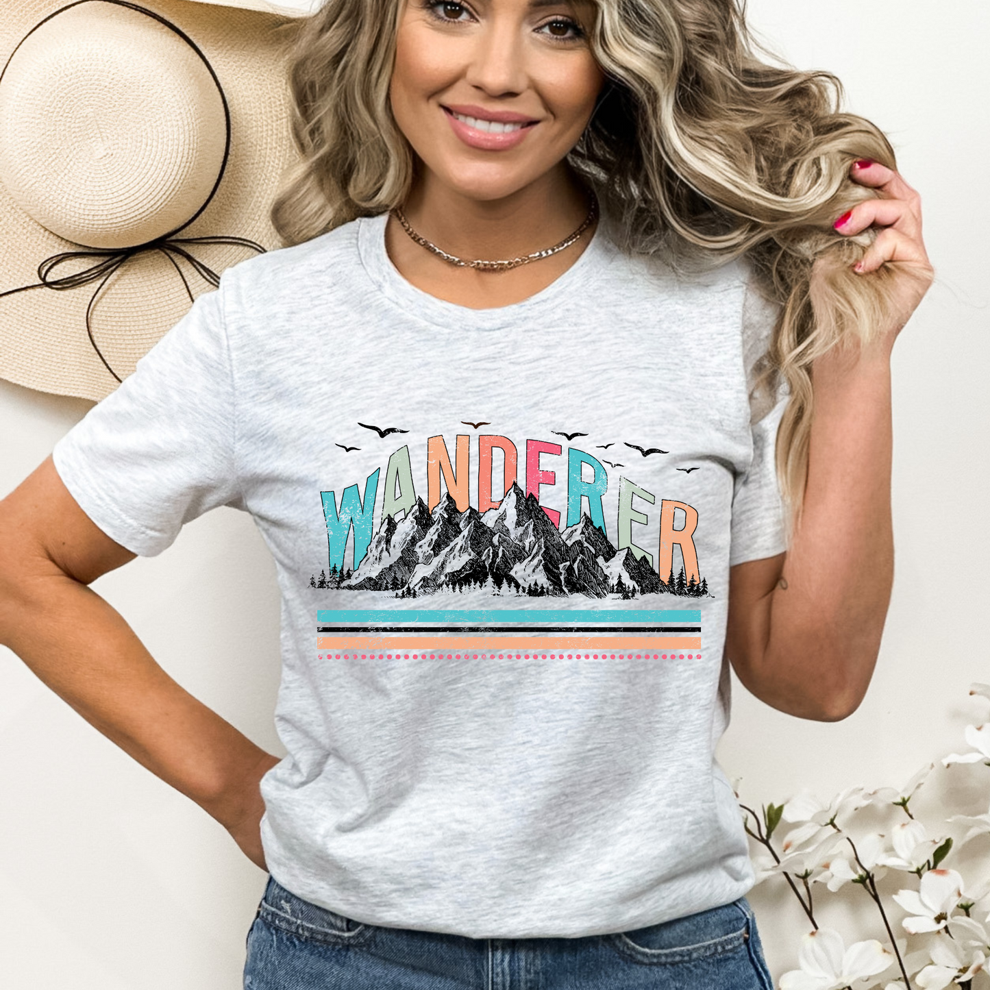 Teeshirt- Wander Mountains