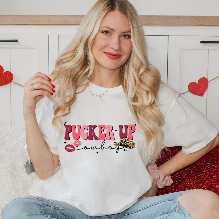 Teeshirt- Pucker up Cowboy