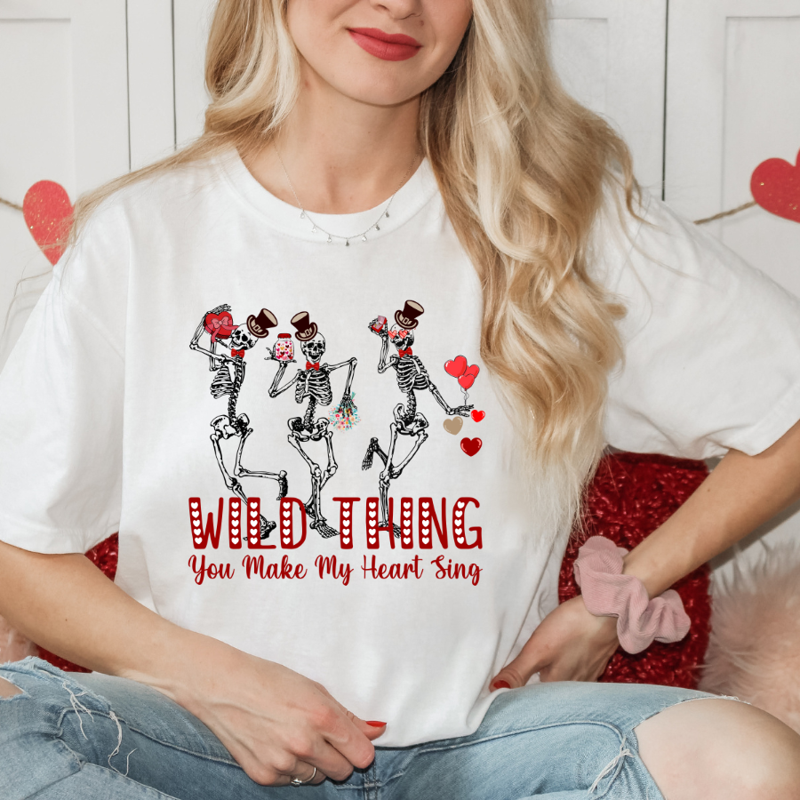 Teeshirt- Wild thing you make my heart sing