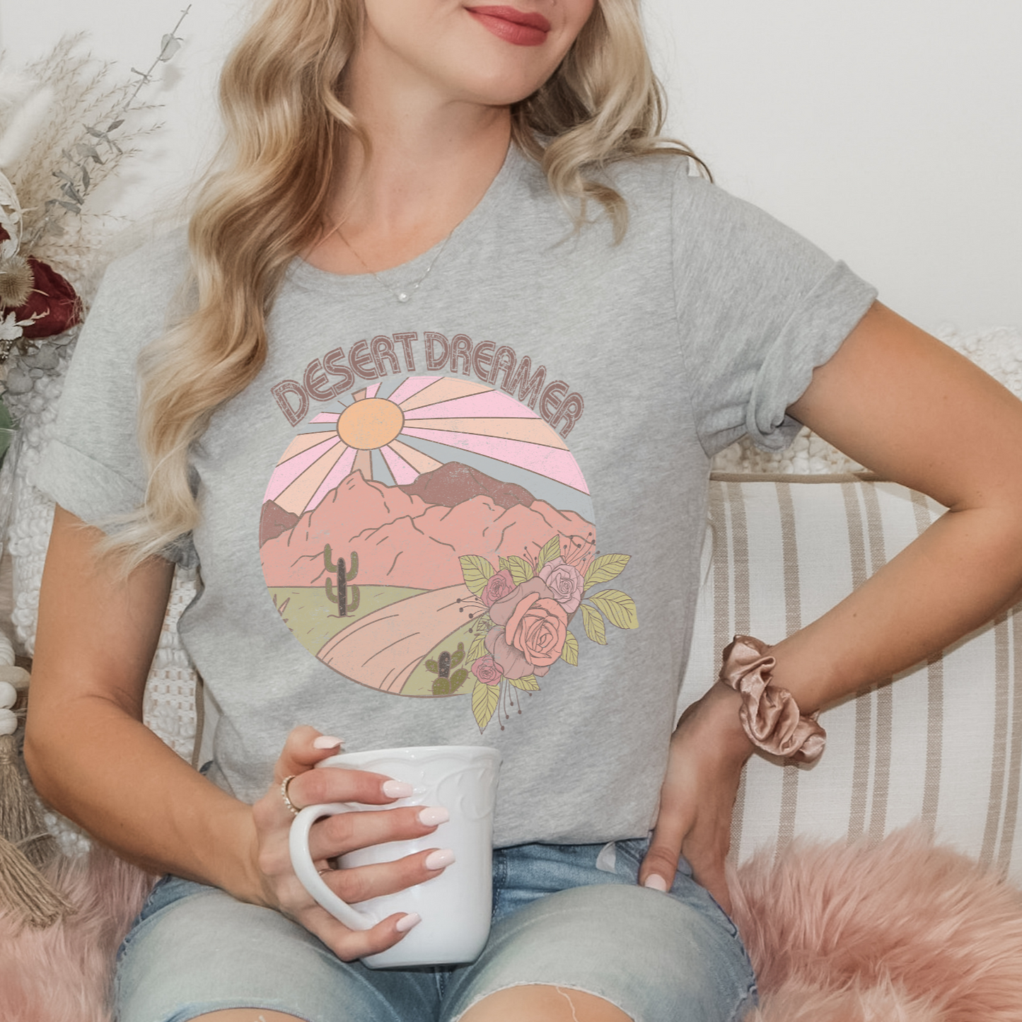 Teeshirt- Pink Desert Dreamer